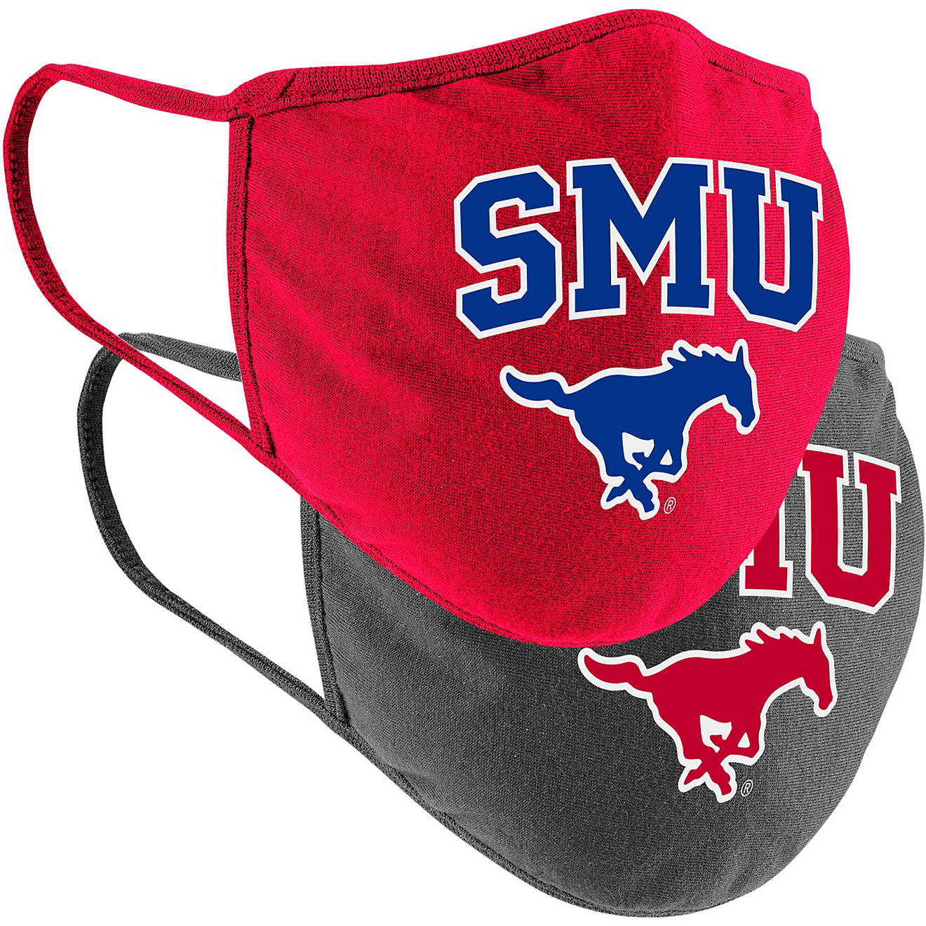 Colosseum Athletics Southern Methodist University Cotton Face Masks 2-Pack                                                       - view number 1