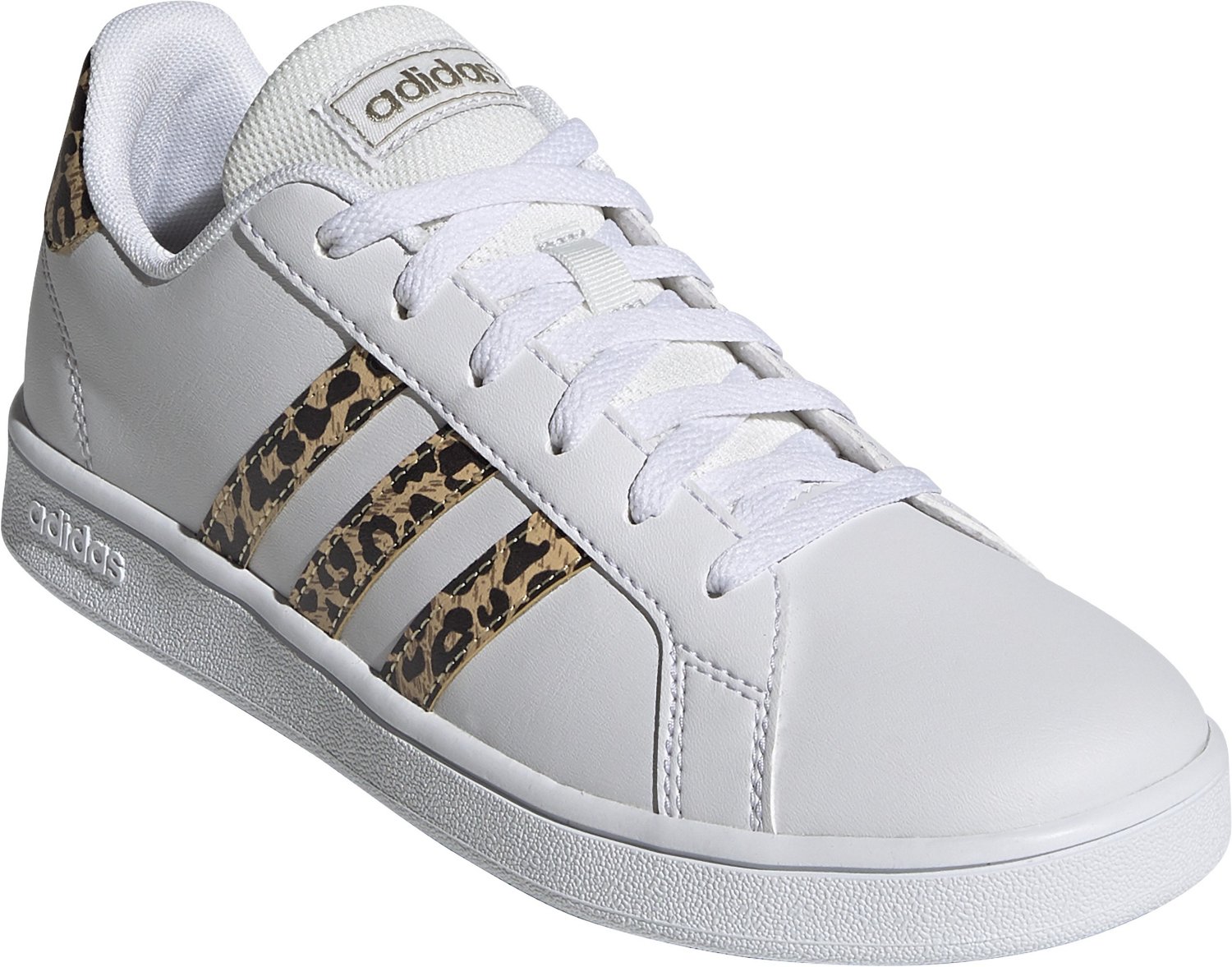 Adidas Girls #39 Grand Court Cheetah Shoes Academy