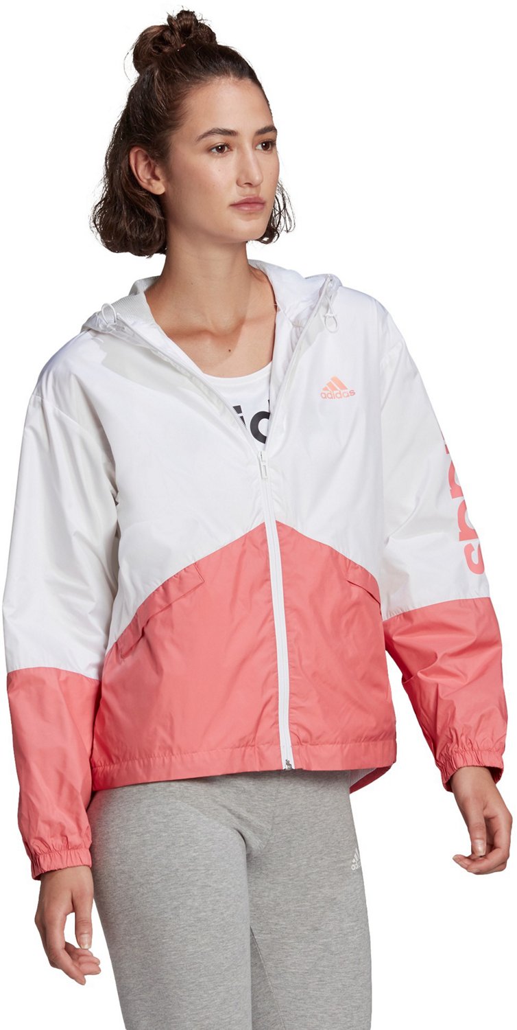 adidas women's linear windbreaker