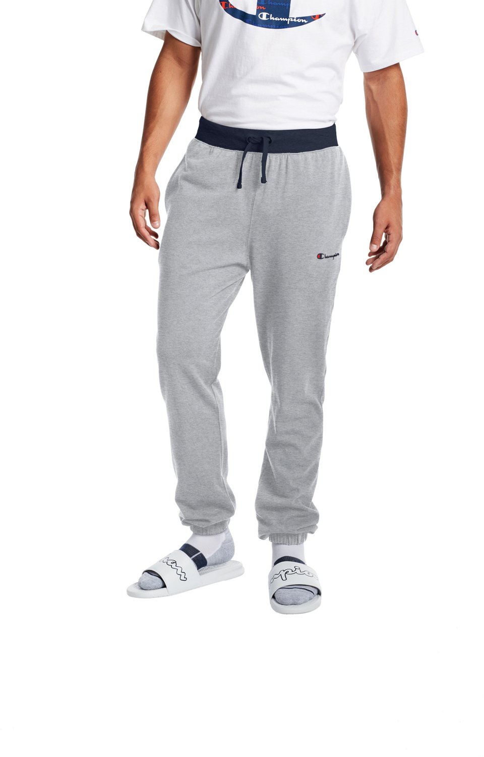 light grey champion sweatpants