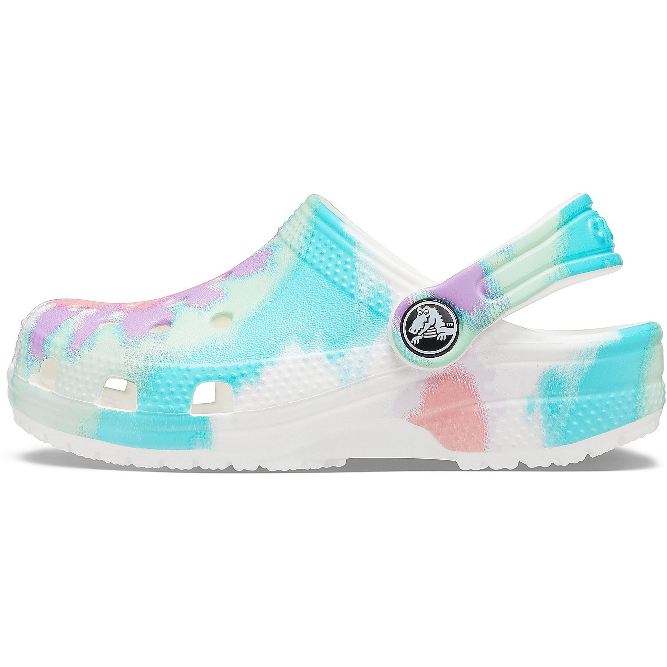 Crocs Kids' Classic Tie-Dye Graphic Clogs                                                                                        - view number 3