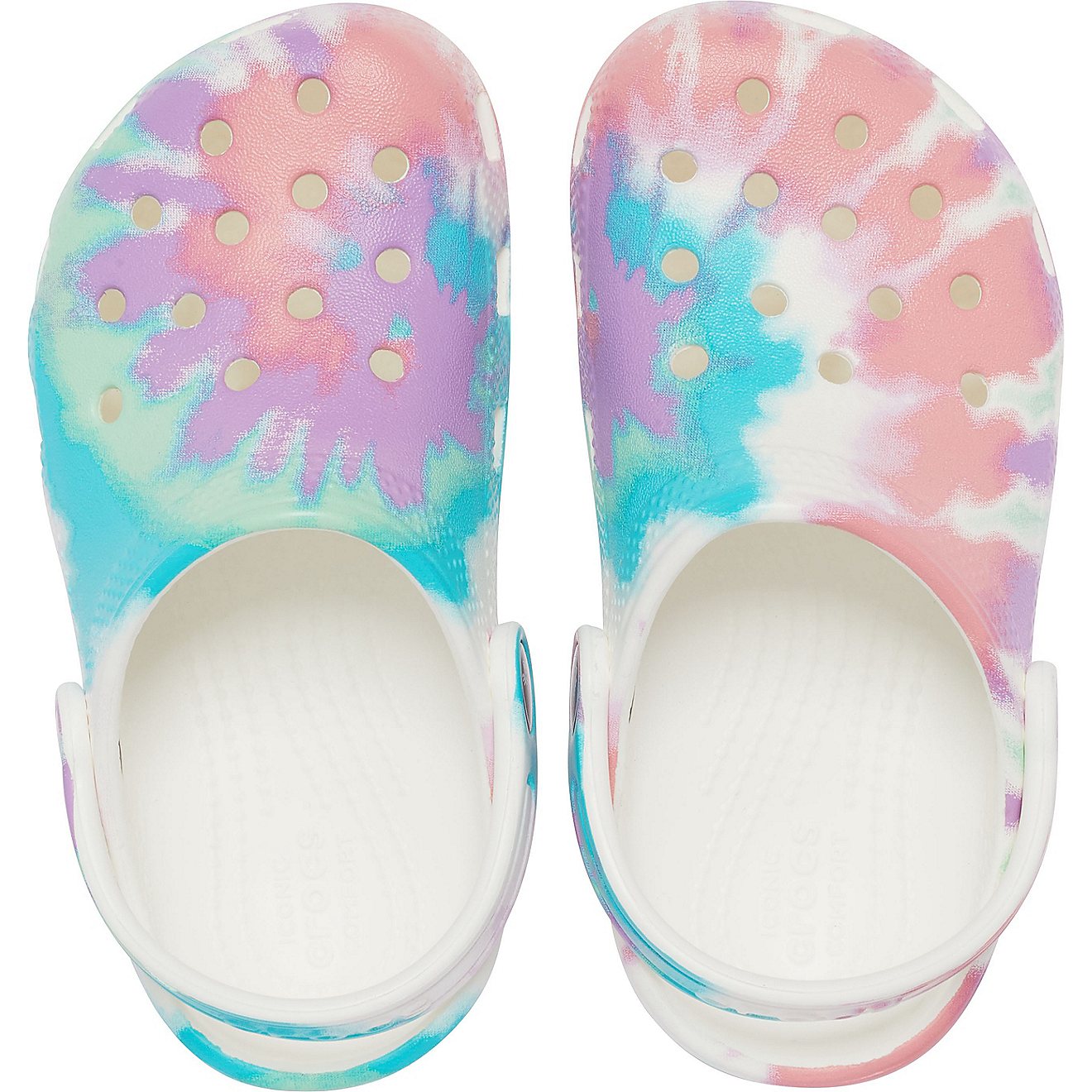 Crocs Kids' Classic Tie-Dye Graphic Clogs                                                                                        - view number 5