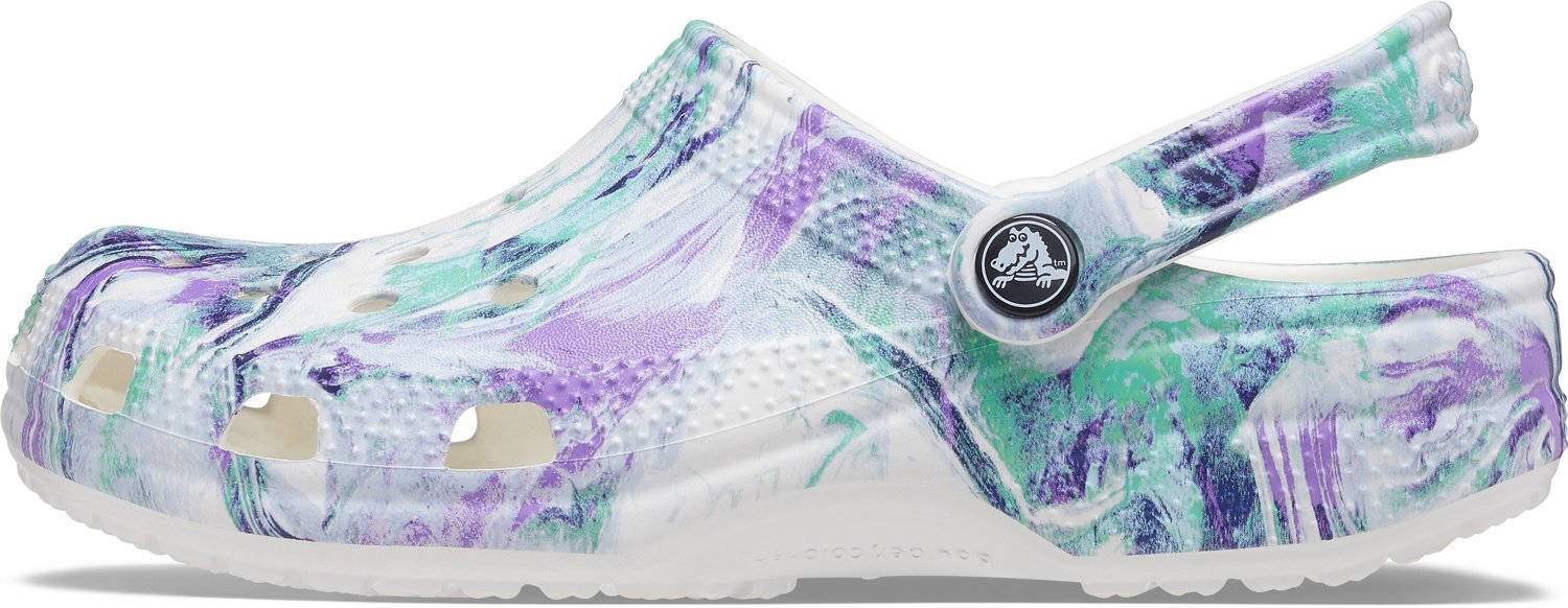 mens marble crocs