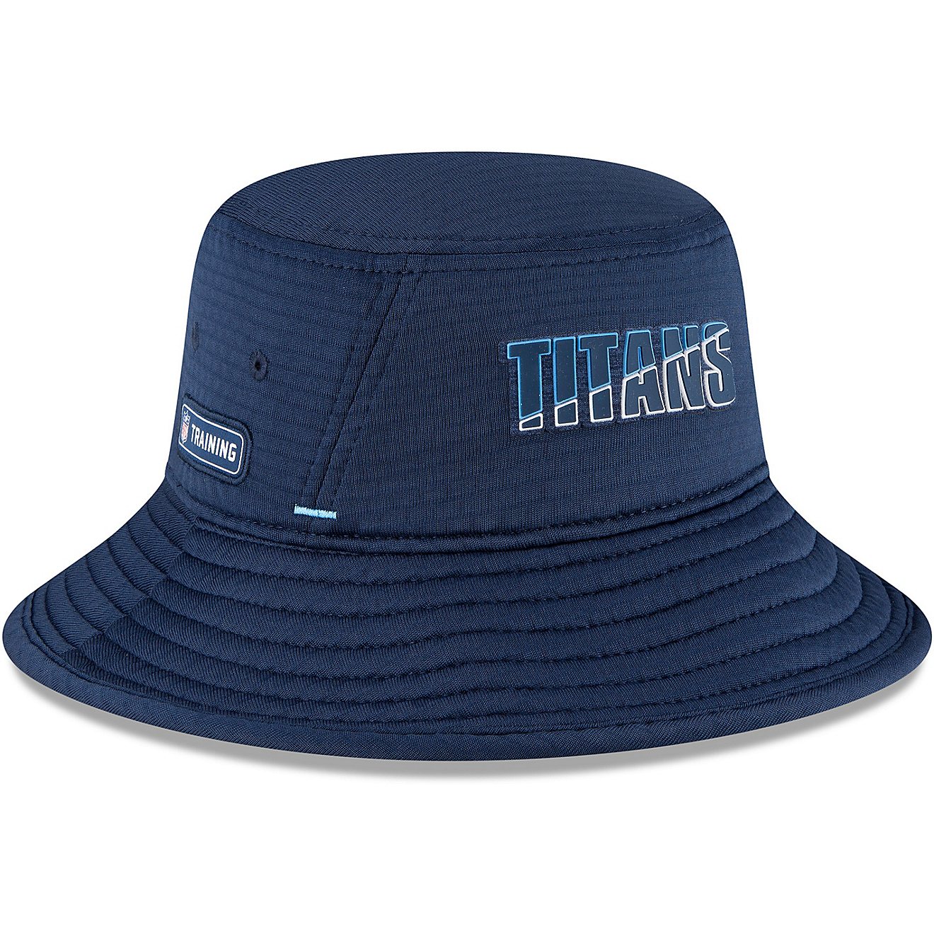 New Era Men's Tennessee Titans NFL20 Stretch Training Bucket Hat                                                                 - view number 3