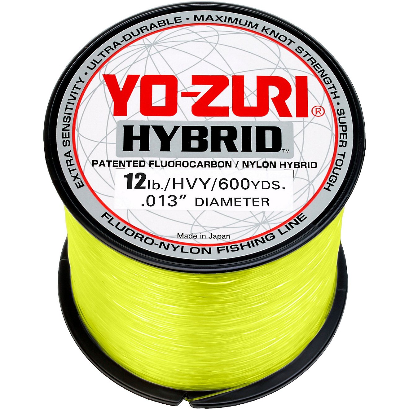 Yo-Zuri Hybrid Hi Vis 6lb.-600 yards Co-Polymer Fishing Line                                                                     - view number 1