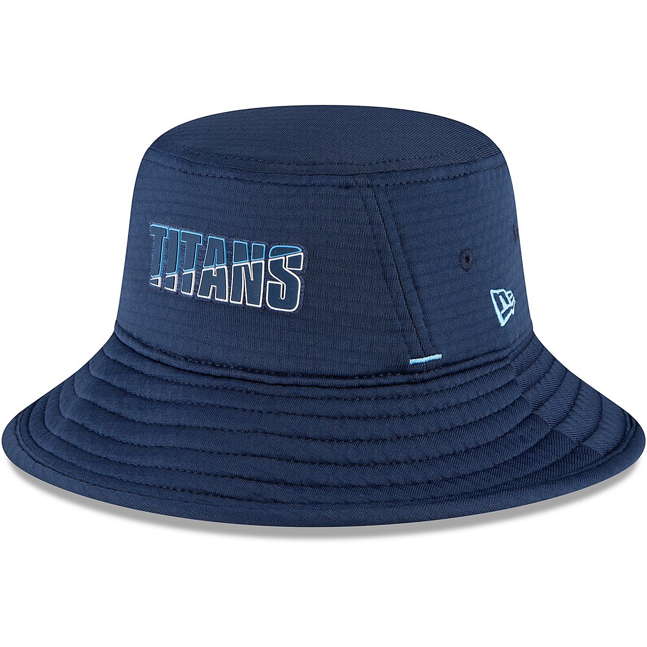 New Era Men's Tennessee Titans NFL20 Stretch Training Bucket Hat                                                                 - view number 4