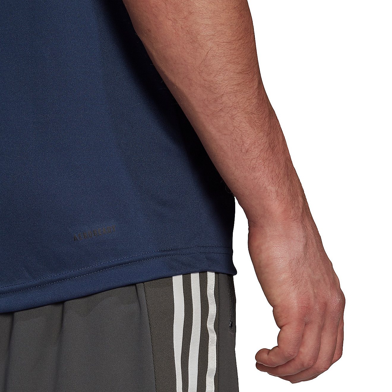 Adidas Men's D2M 3-Stripes Back T-shirt                                                                                          - view number 6