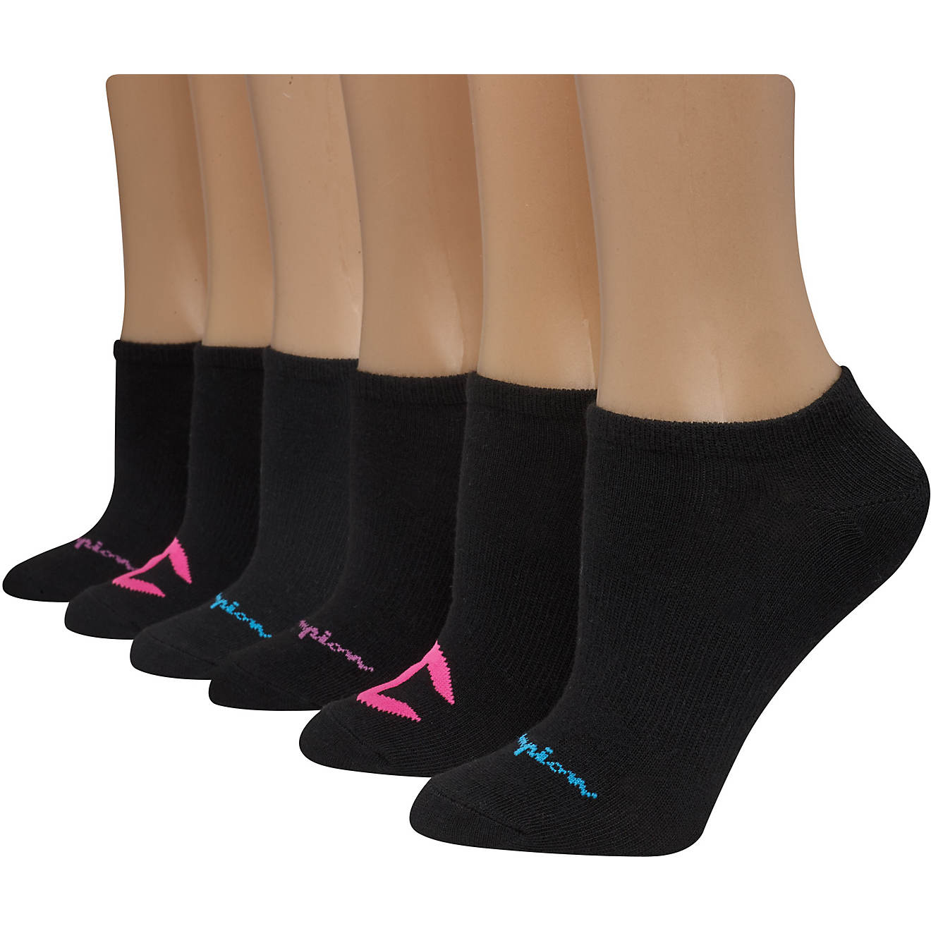 Champion Women's Athletic Super No Show Socks 6-Pack                                                                             - view number 1