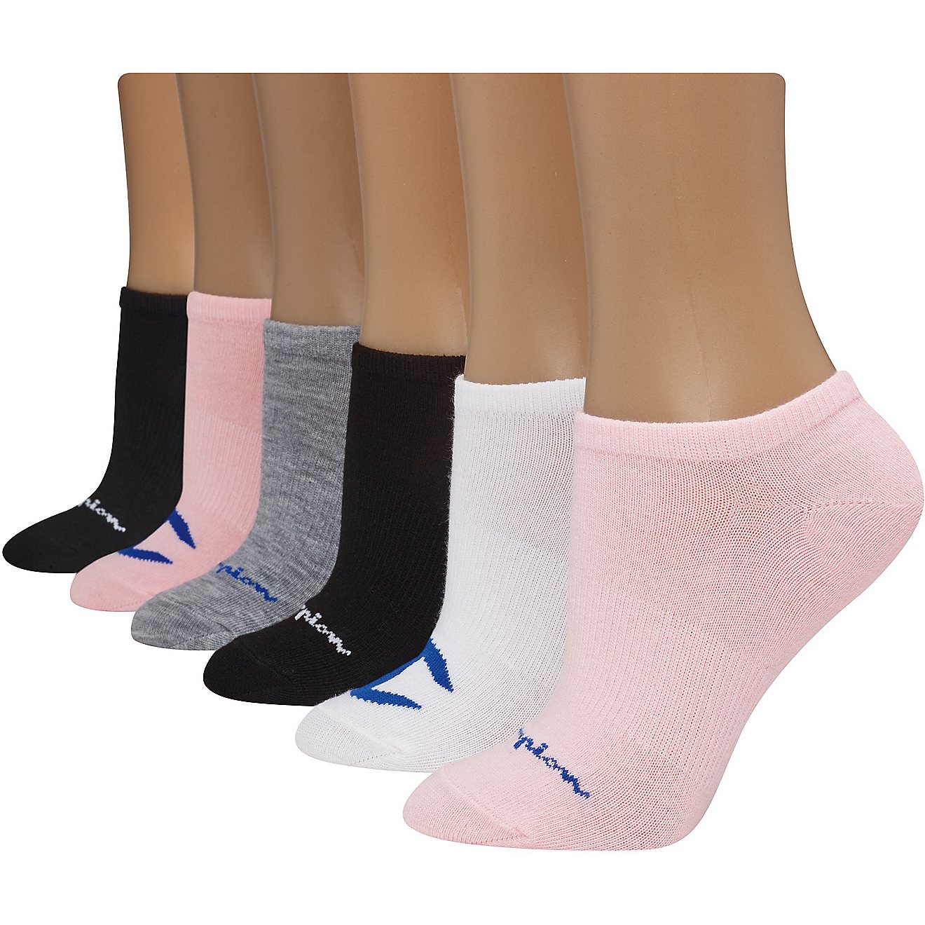 Champion Women's Athletic Super No Show Socks 6-Pack                                                                             - view number 1