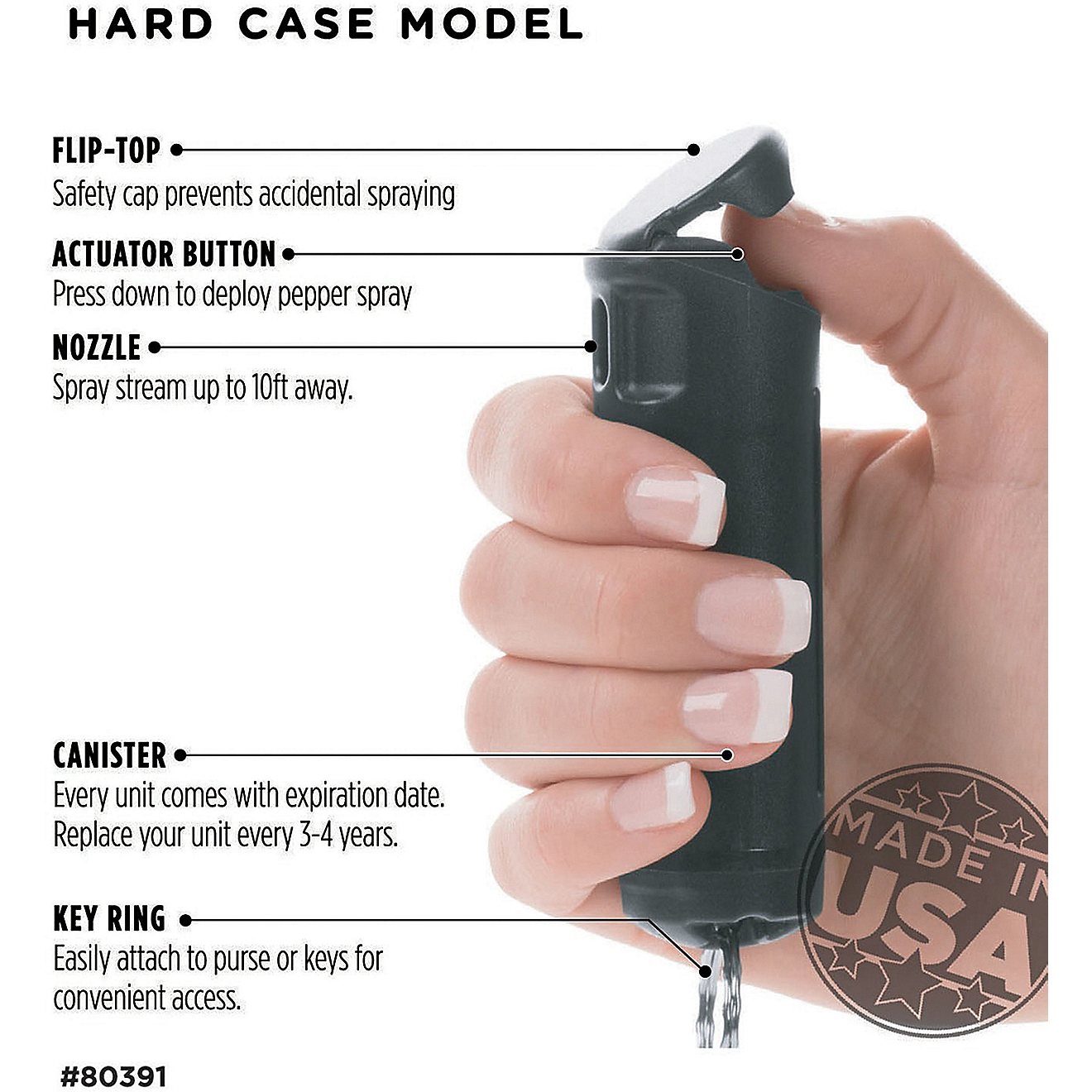 Mace Compact Model Pepper Spray                                                                                                  - view number 3