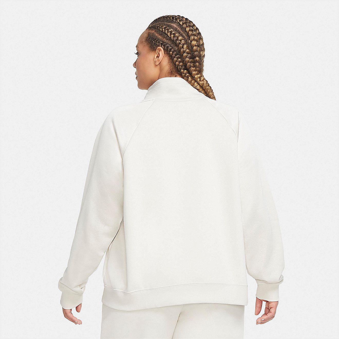 Nike Women's 1/4-Zip Fleece Plus Size Long Sleeve Top                                                                            - view number 2