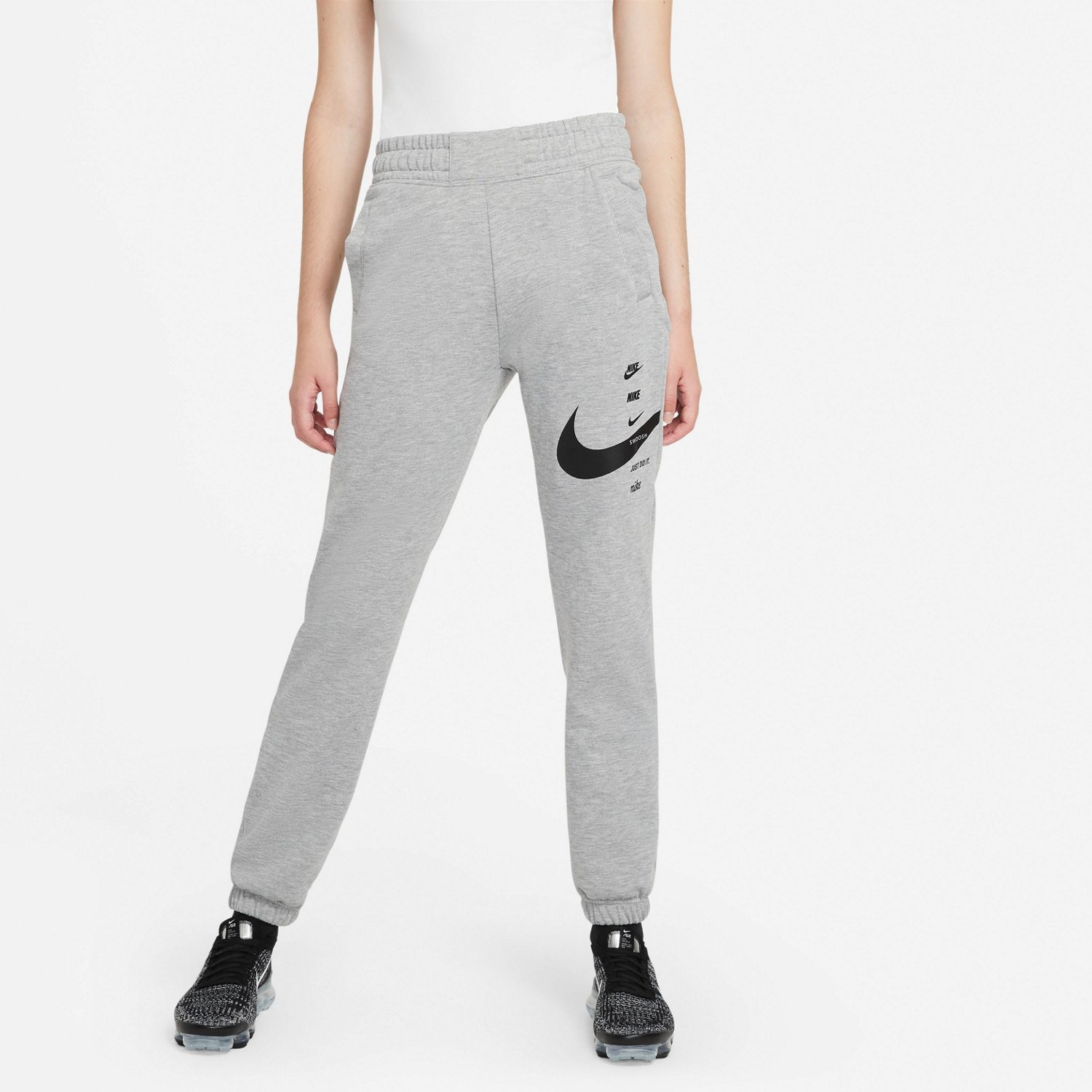 Nike Women's Sportswear Swoosh Plus Size Fleece Jogger Pants | Academy