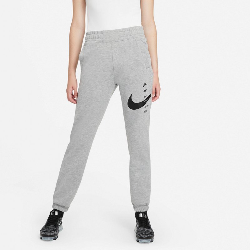 NikeNike Women's Sportswear Swoosh Plus Size Fleece Jogger Pants Gray ...