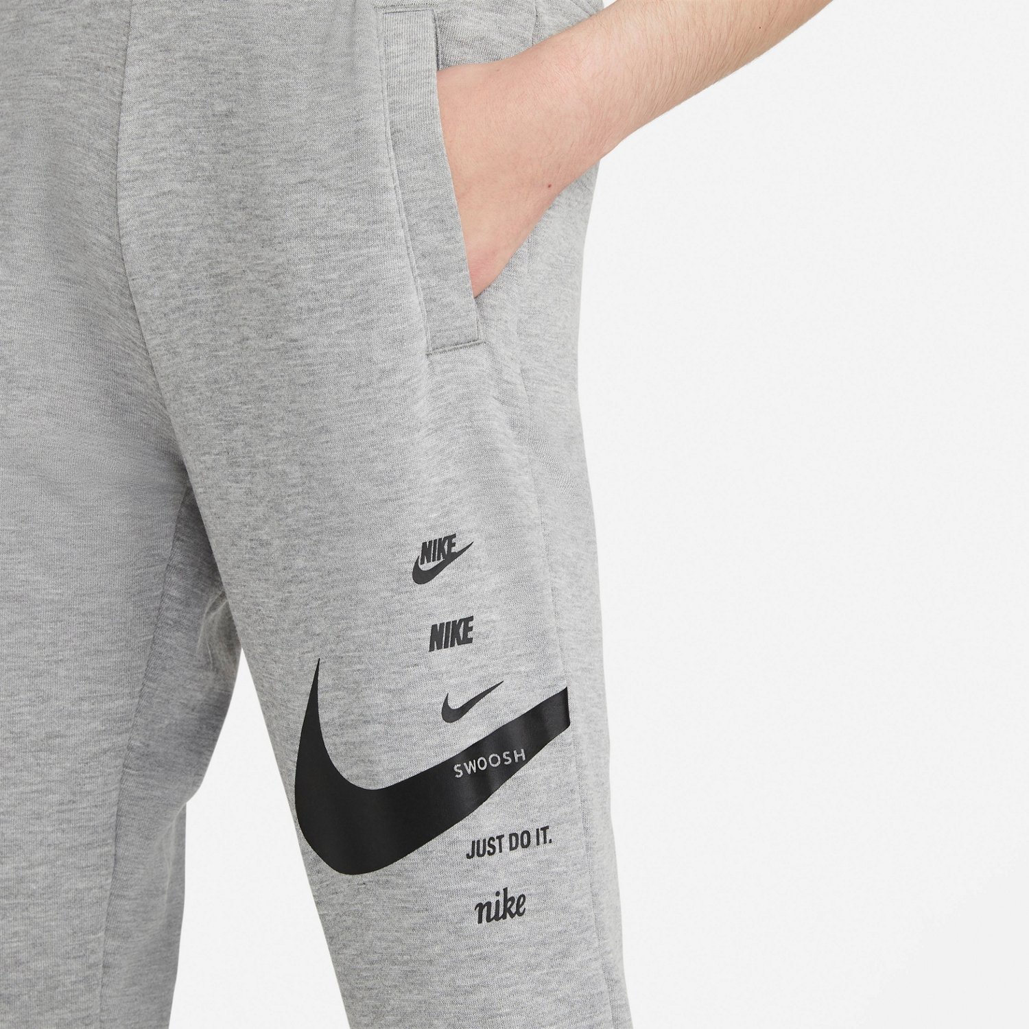 swoosh fleece jogger pants