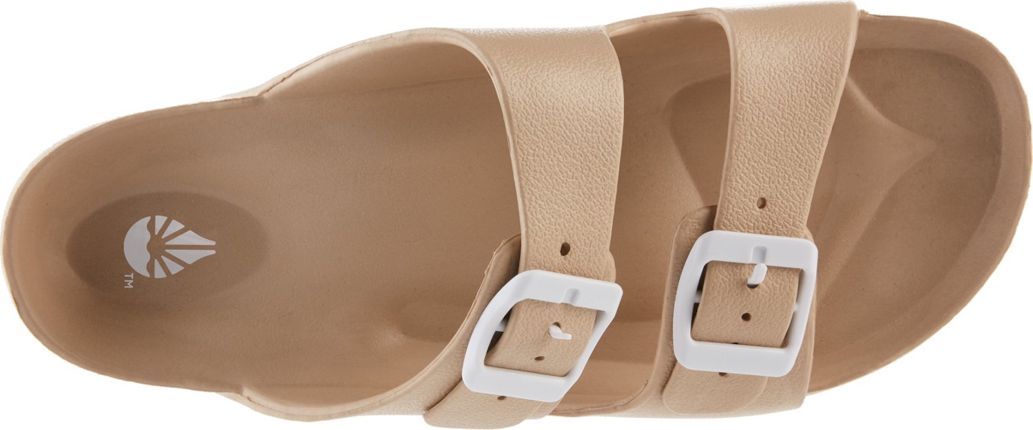 O'Rageous Women's 2 Buckle EVA Slide Sandals Academy