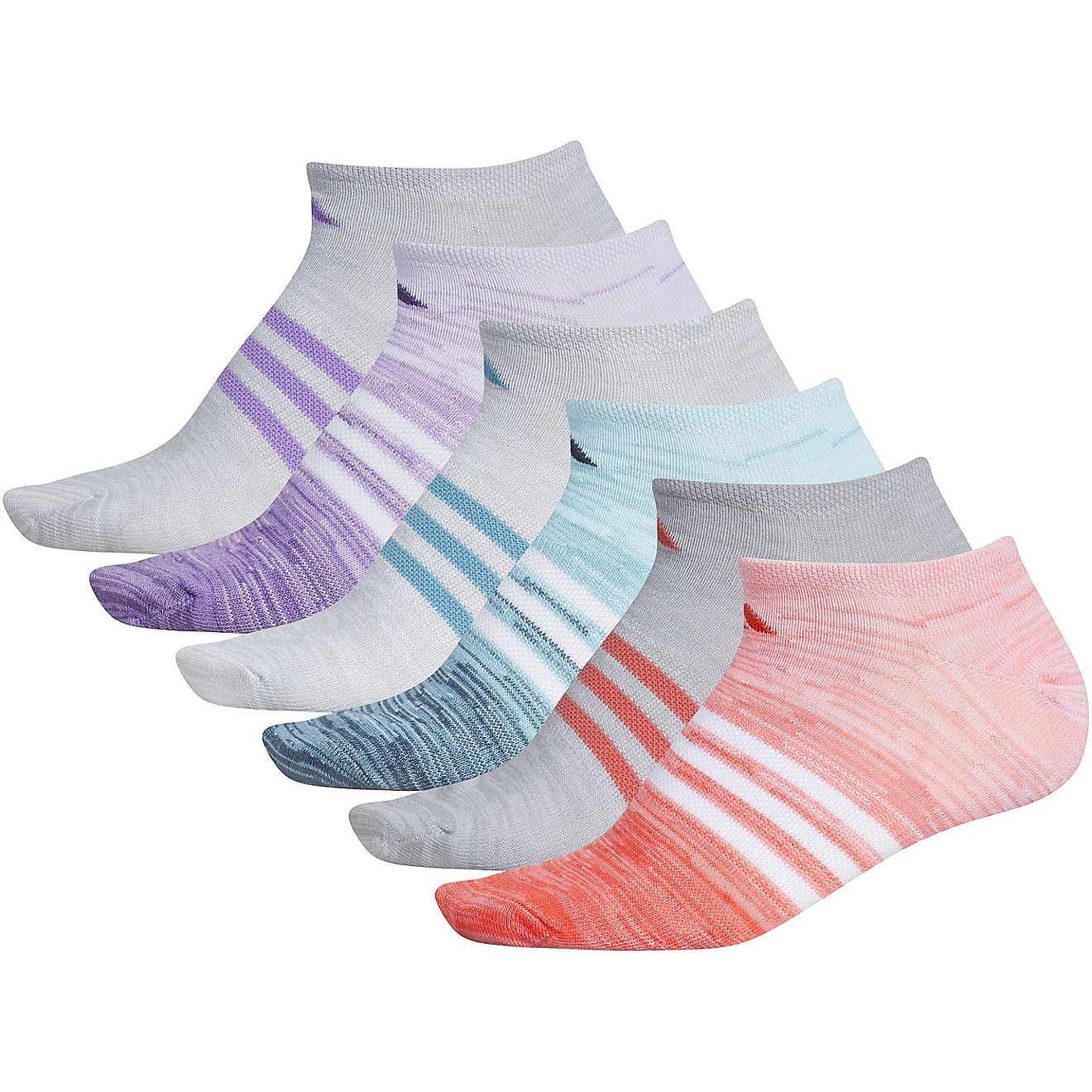 adidas Women's Superlite No-Show Socks 6 Pack                                                                                    - view number 3