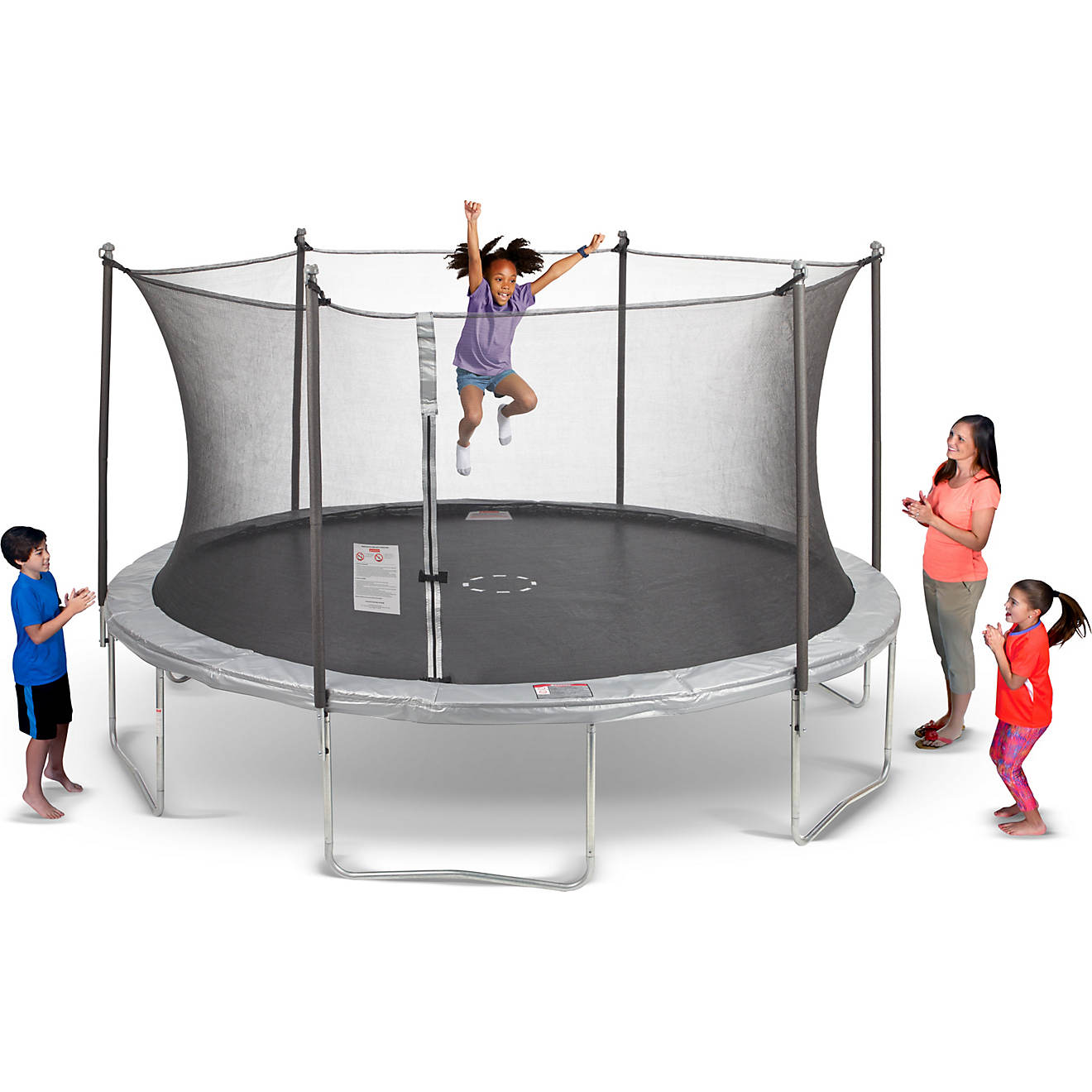 AGame 14 ft Round Trampoline with Enclosure                                                                                      - view number 1