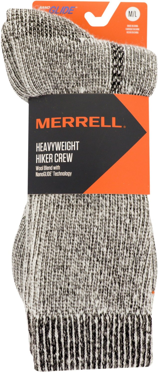 Merrell Men's Heavyweight Hiker Crew Socks | Academy