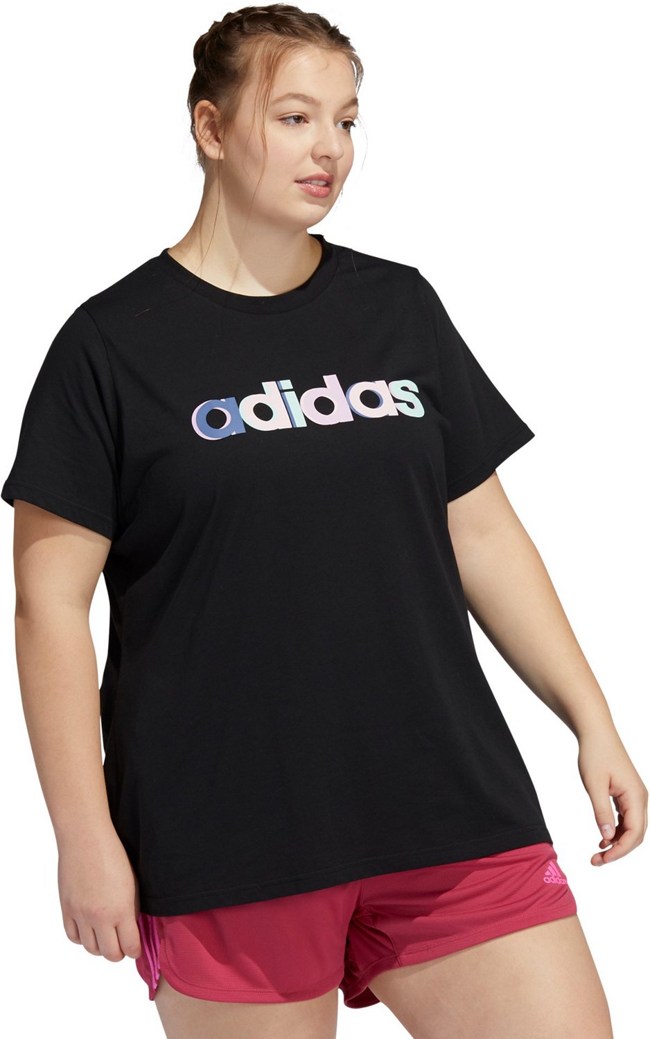 adidas women's plus size shirts