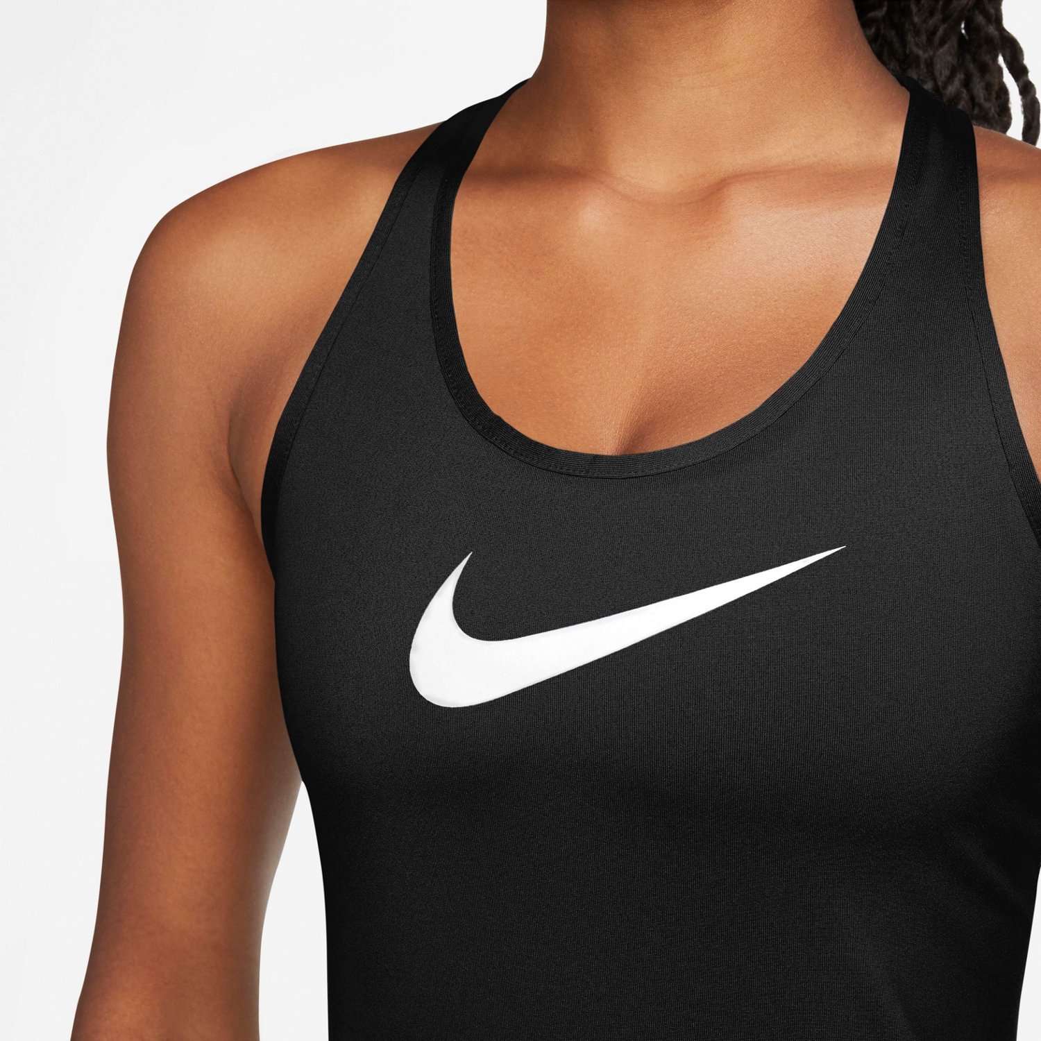 nike women's dri fit essential swoosh training tank top