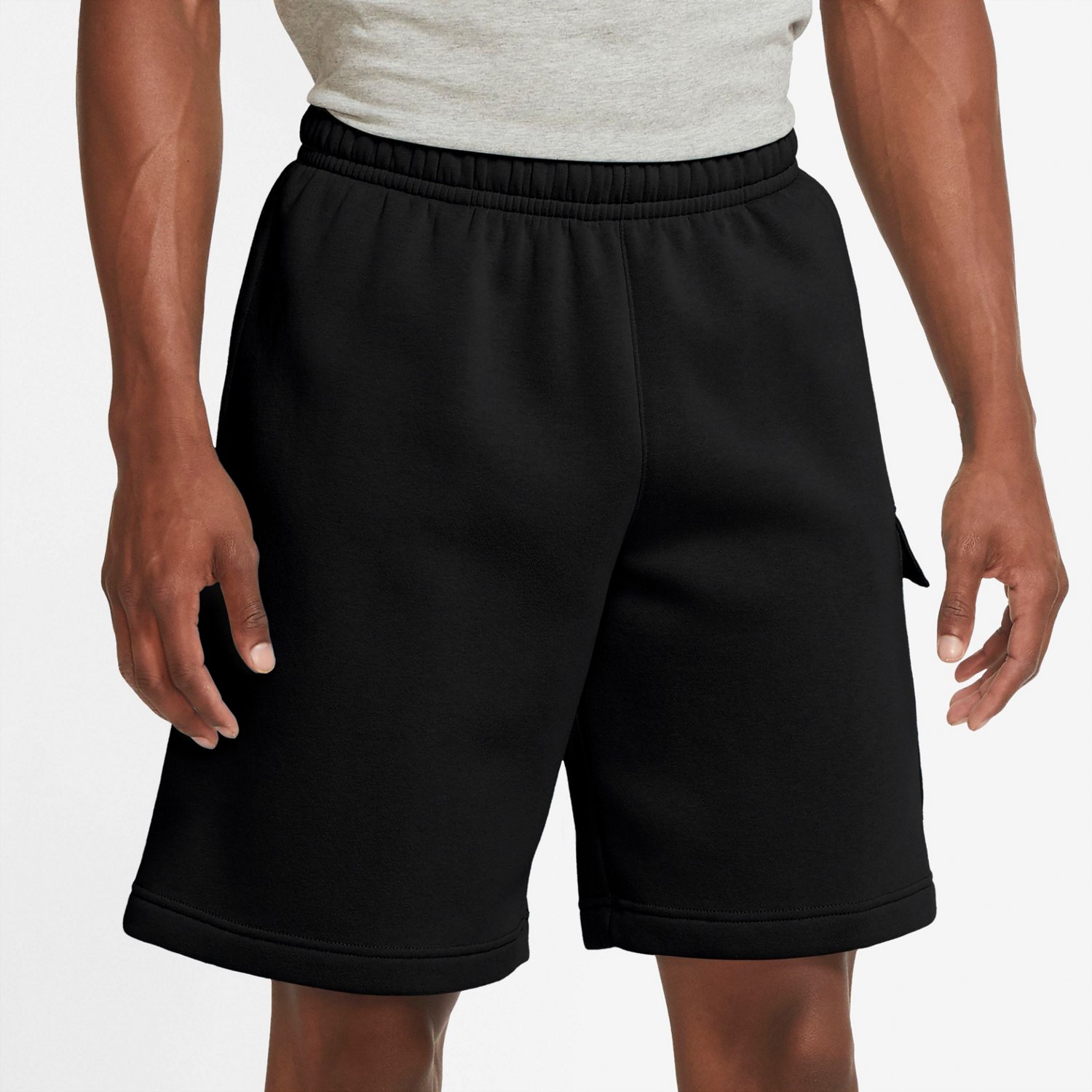 nike fleece cargo shorts