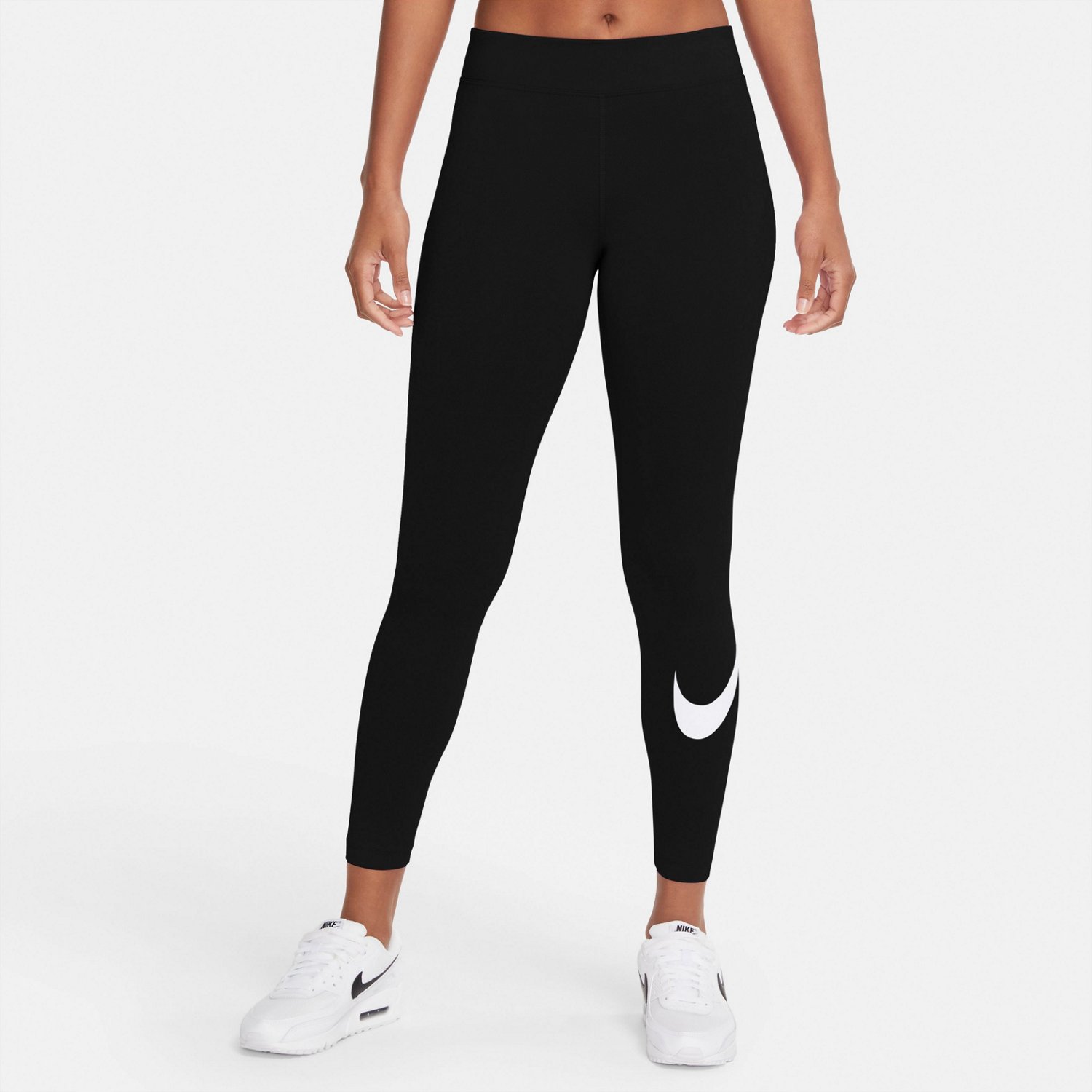 Nike™ Women's Essential Swoosh Mid-Rise Leggings