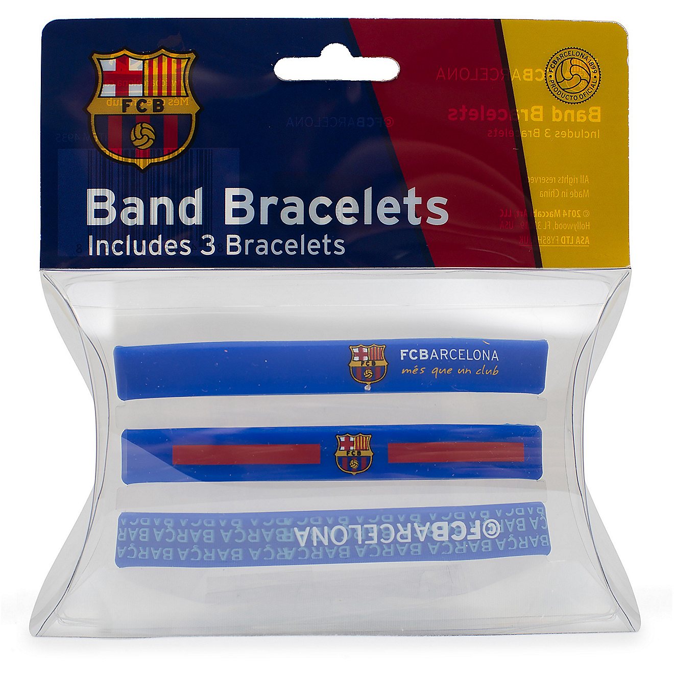 Maccabi Art FC Barcelona Bracelets 3-Pack                                                                                        - view number 2