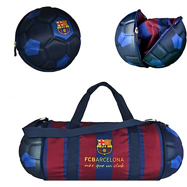 Maccabi Art FC Barcelona Collapsible Soccer Ball Duffel Bag