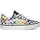 Vans Girls' PSGS Ward Rainbow Checkered Shoes                                                                                    - view number 1 image