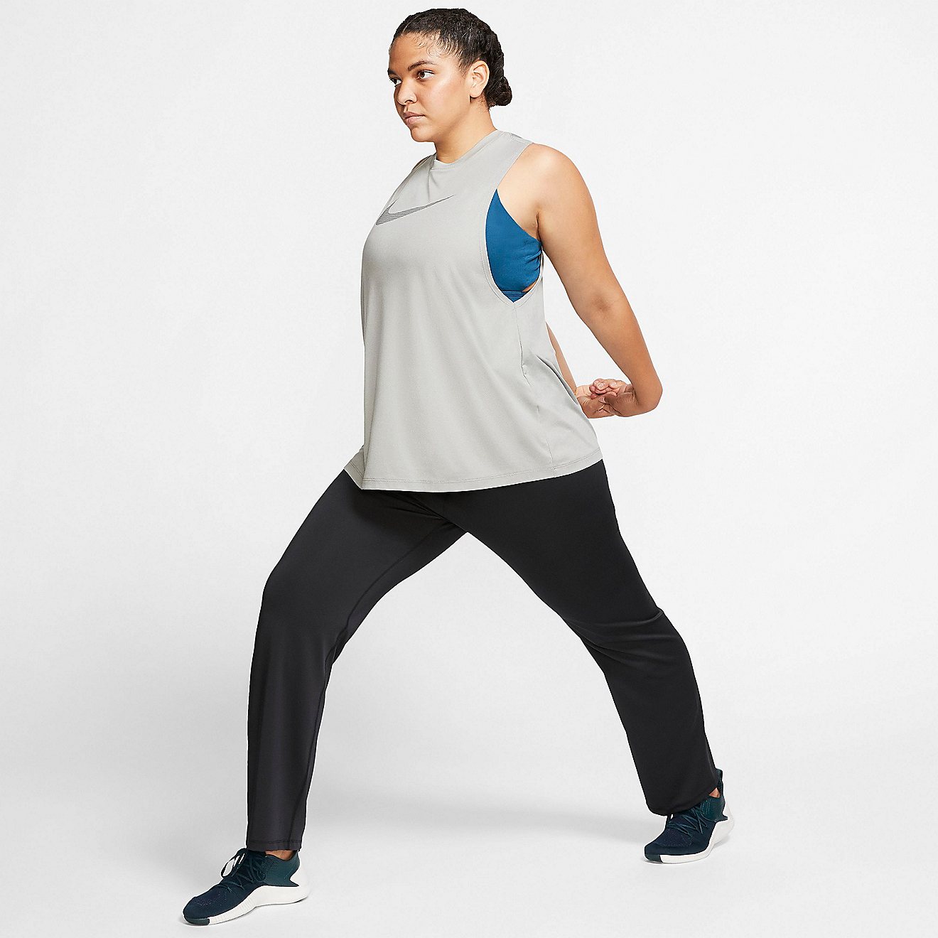 Nike Women's Power Classic Plus Size Gym Pants                                                                                   - view number 3