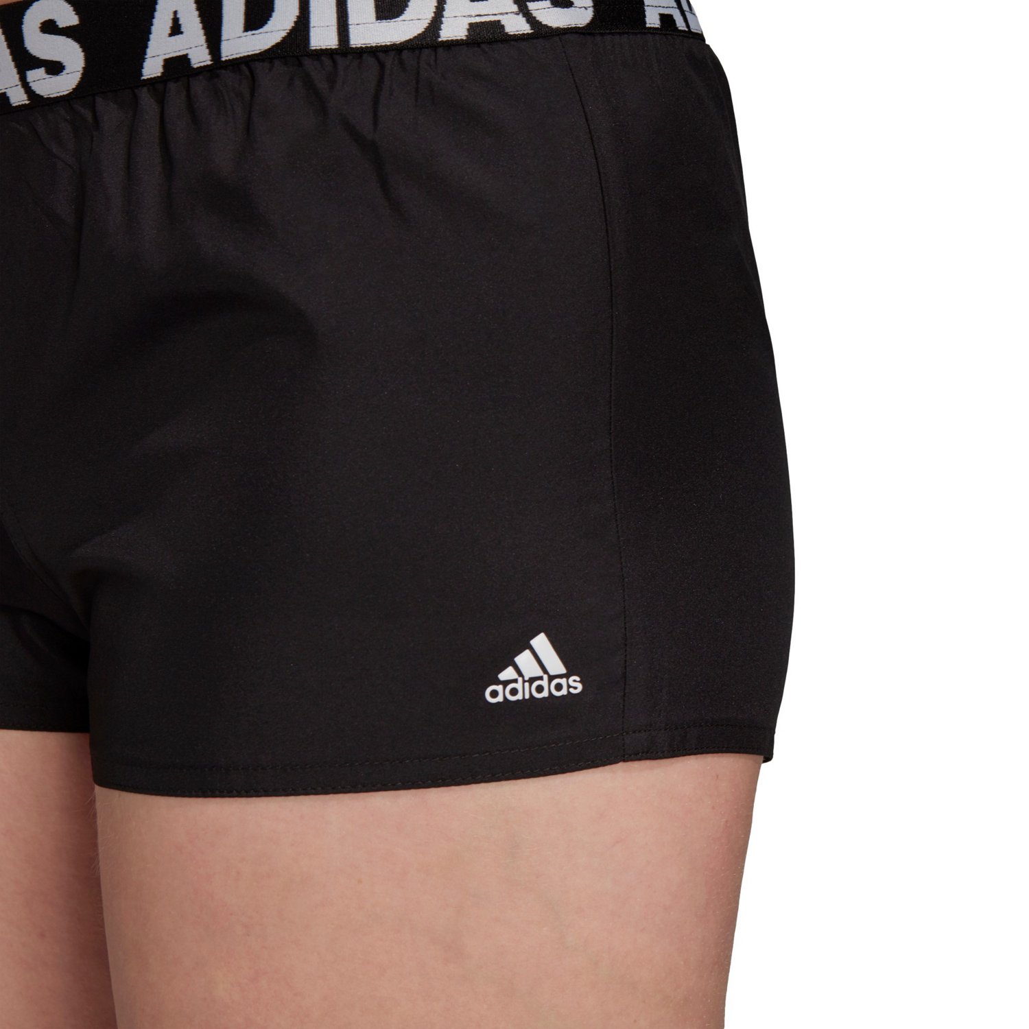 adidas Women's Branded Beach Shorts Academy
