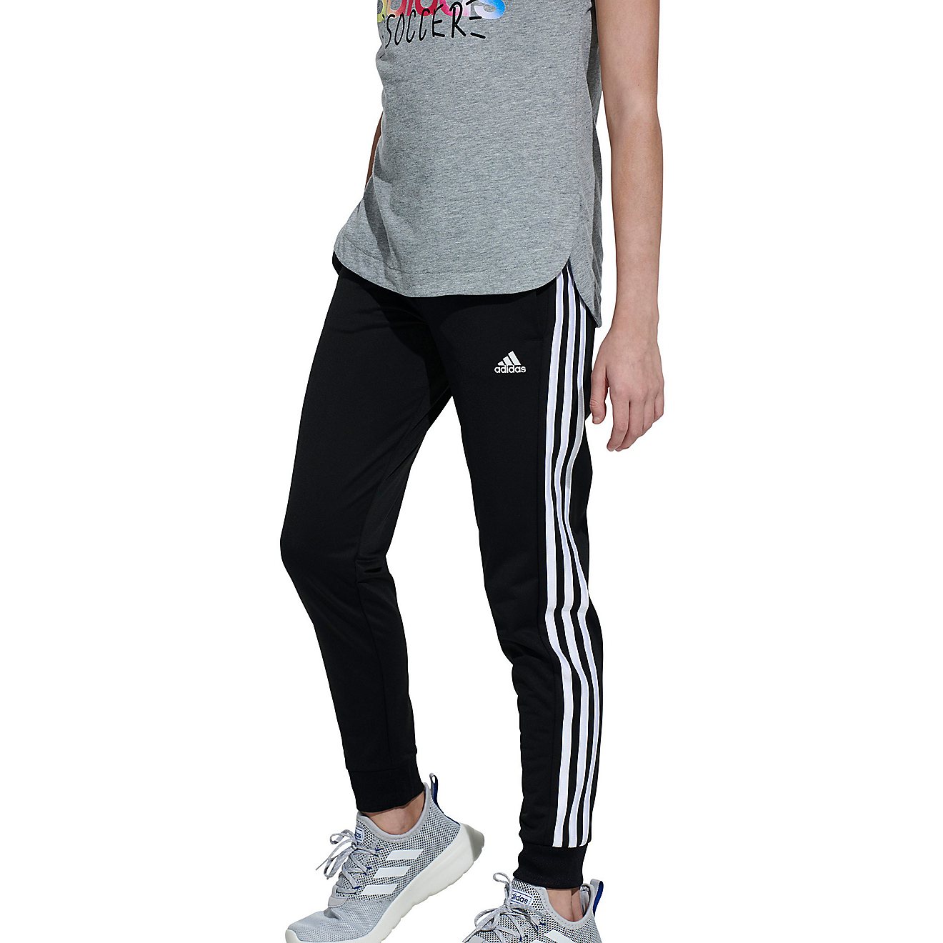 adidas Girls' Tricot Joggers                                                                                                     - view number 1