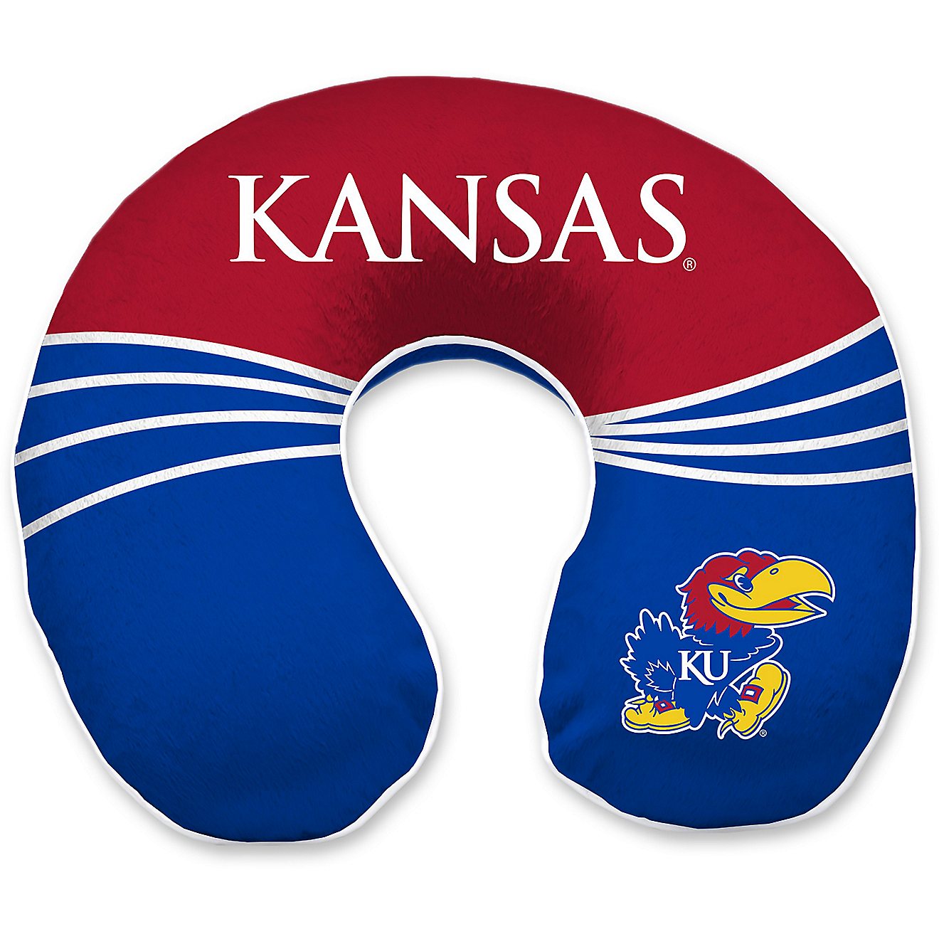 Pegasus Sports University of Kansas Memory Foam Travel Pillow                                                                    - view number 1