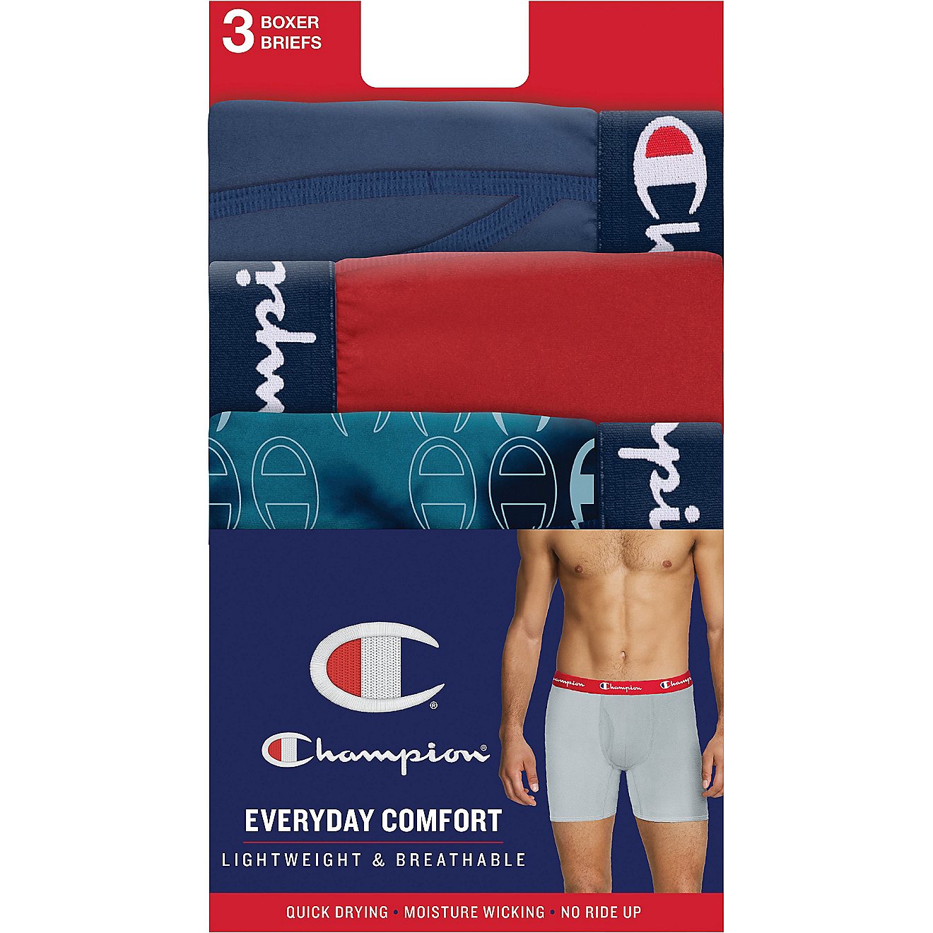 Champion Men's Performance Boxer Briefs 3-Pack                                                                                   - view number 2