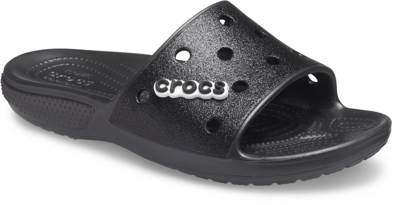 glitter crocs women's size 9