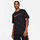 Nike Men's Swoosh Allover Print Basketball Short Sleeve T-shirt                                                                  - view number 2 image