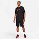 Nike Men's Swoosh Allover Print Basketball Short Sleeve T-shirt                                                                  - view number 1 image
