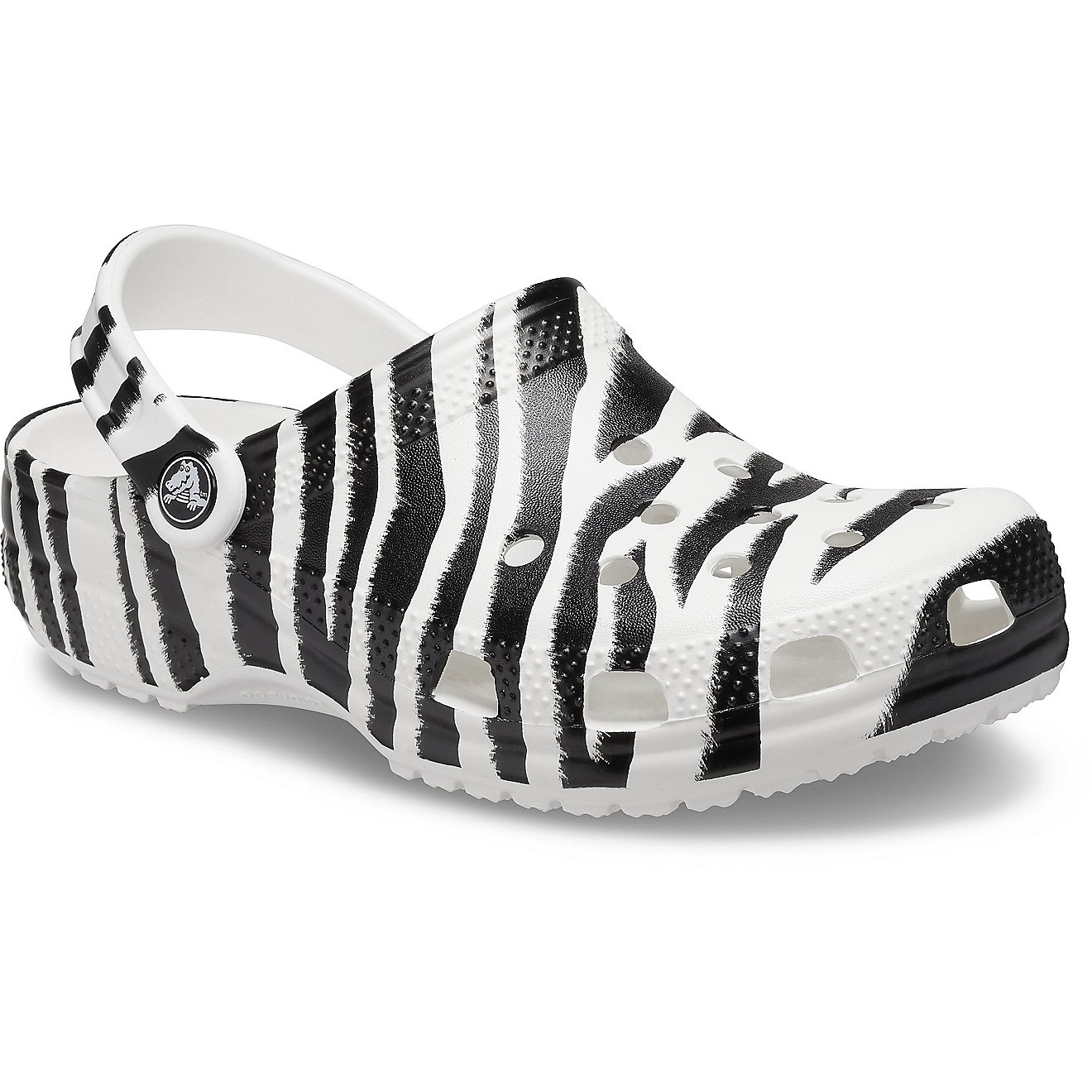 Crocs Adults' Classic Zebra Clogs                                                                                                - view number 1