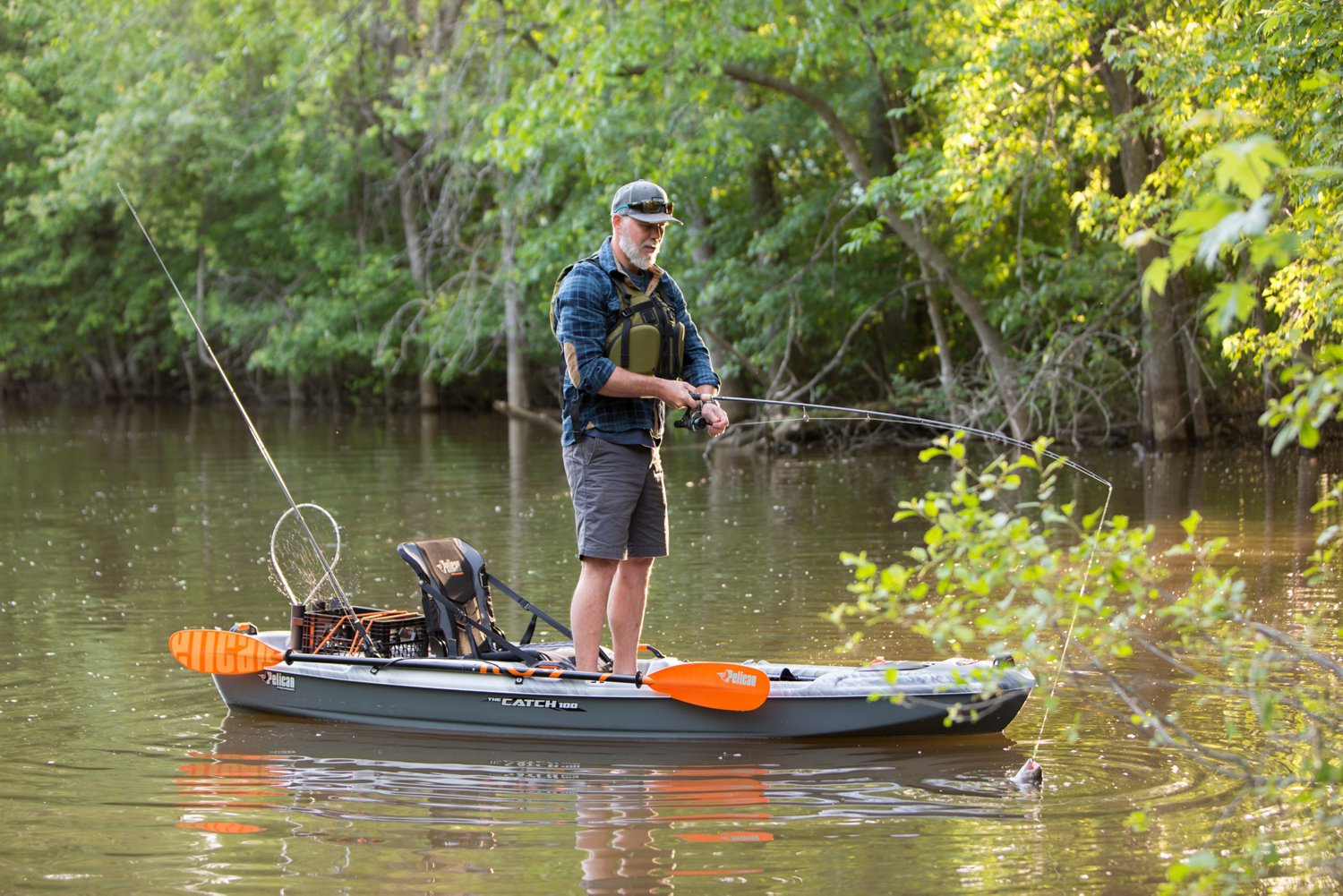 Pelican Premium The Catch 100 10 ft SitOnTop Fishing Kayak Academy