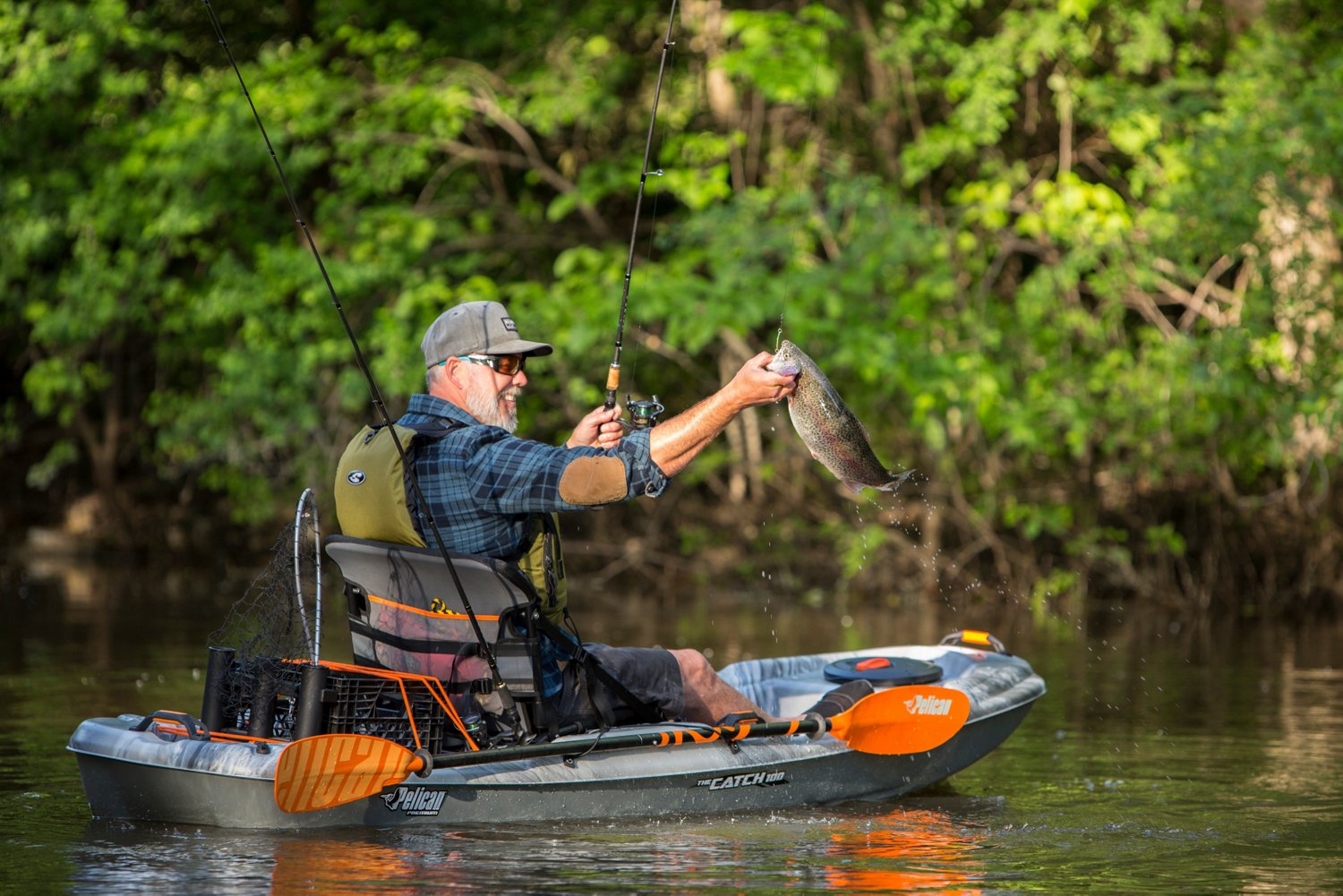 Pelican Premium The Catch 100 10 ft SitOnTop Fishing Kayak Academy
