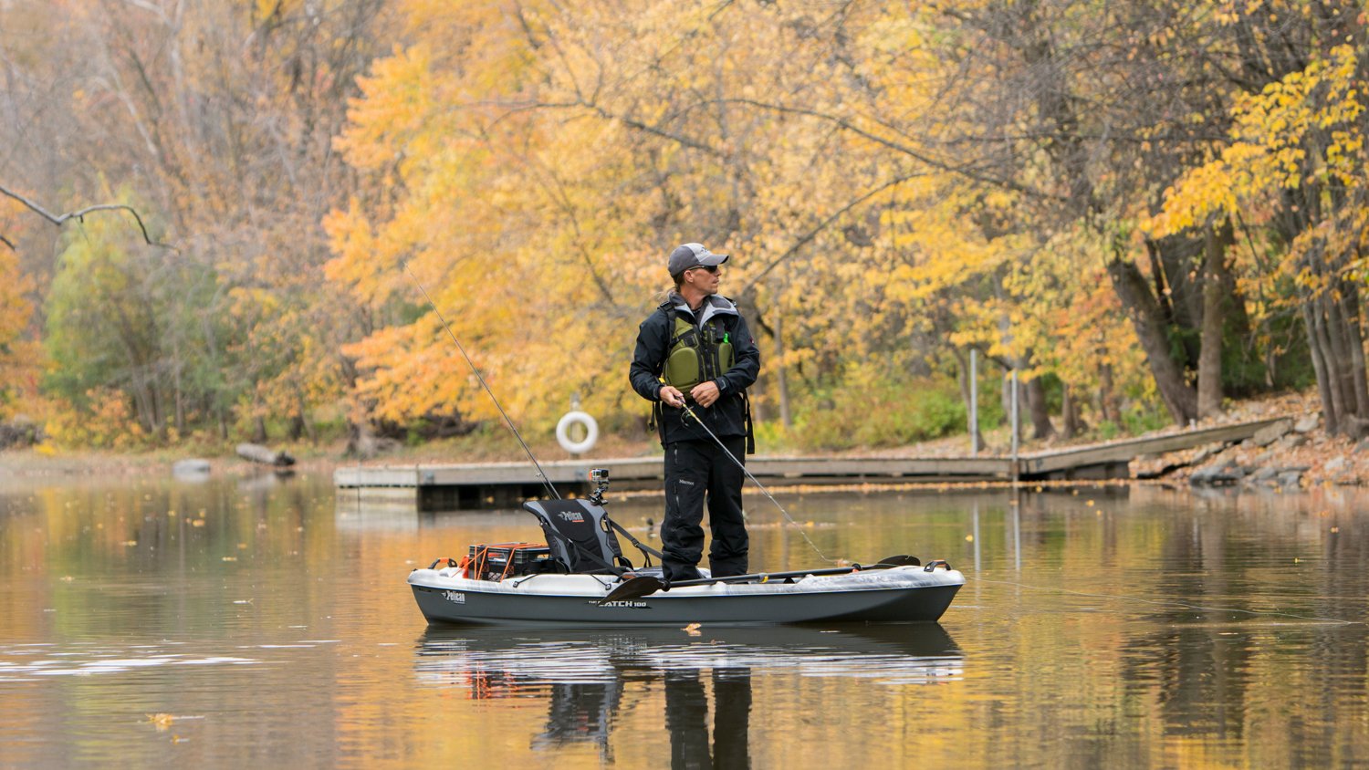 Pelican Premium The Catch 100 10 ft SitOnTop Fishing Kayak Academy