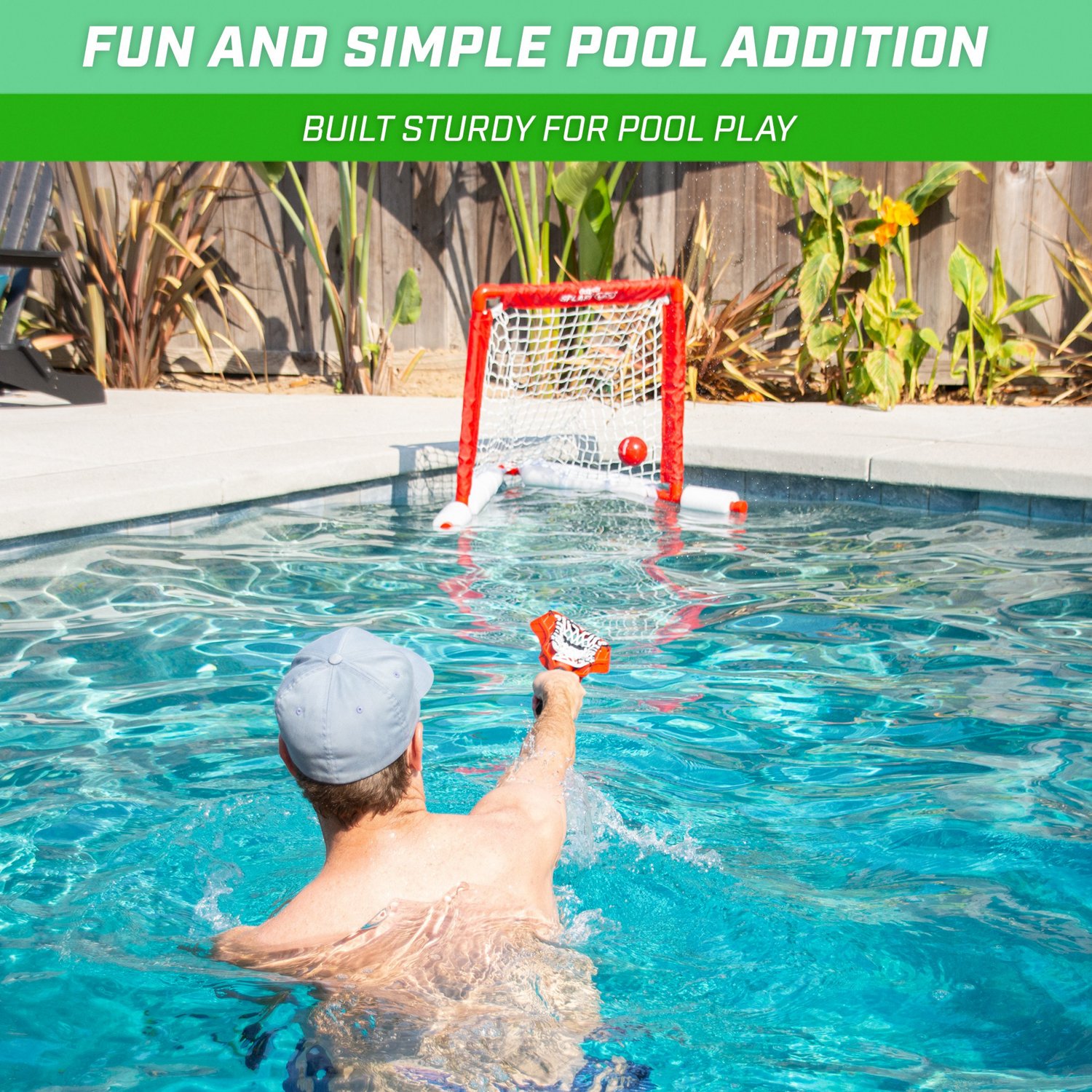 GoSports Splash LAX Lacrosse Floating Pool Goal Set | Academy