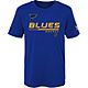 Outerstuff Boys' St. Louis Blues Authentic Pro Short Sleeve T-shirt                                                              - view number 1 image