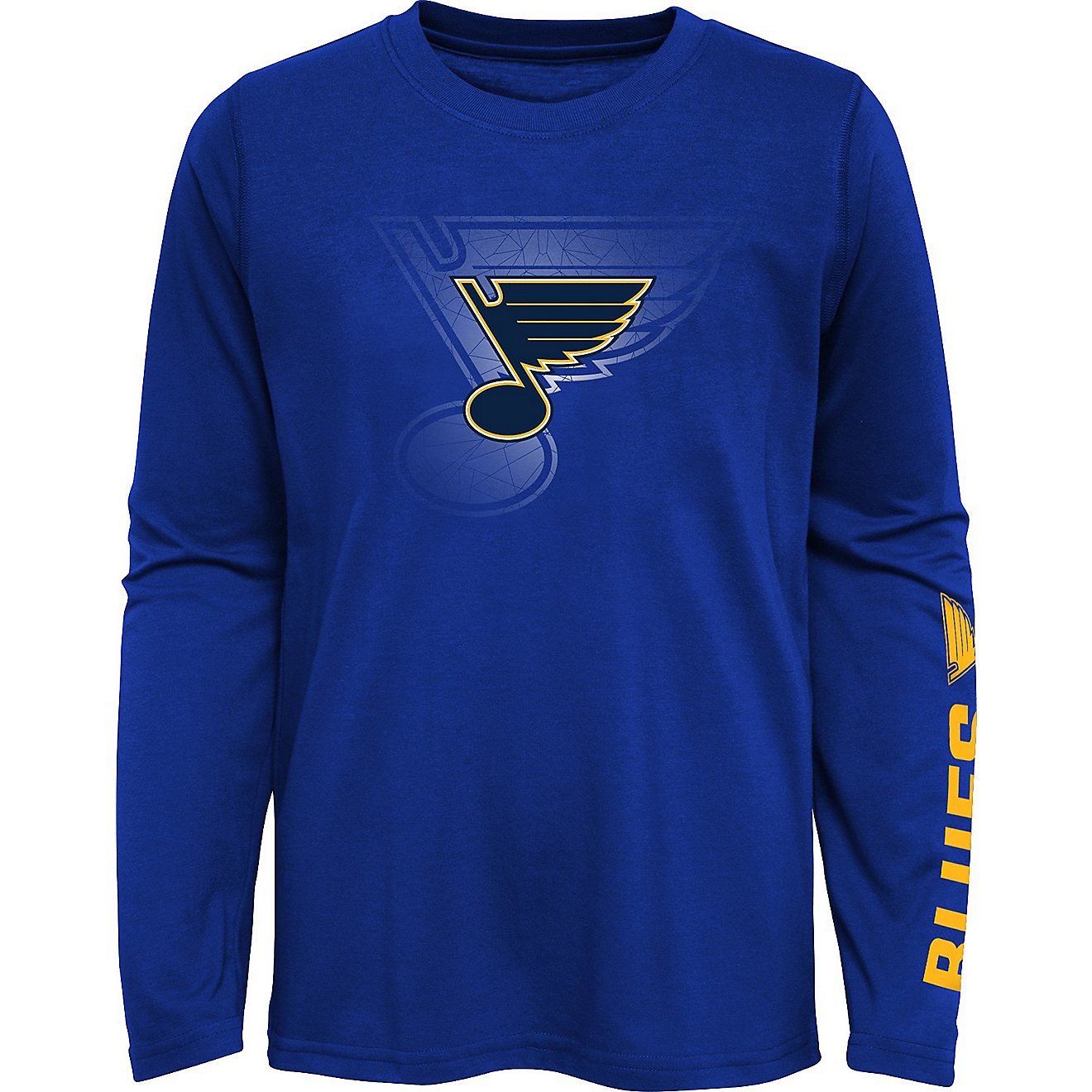 Outerstuff Boys' St. Louis Blues Stop The Clock Long Sleeve T-shirt                                                              - view number 1