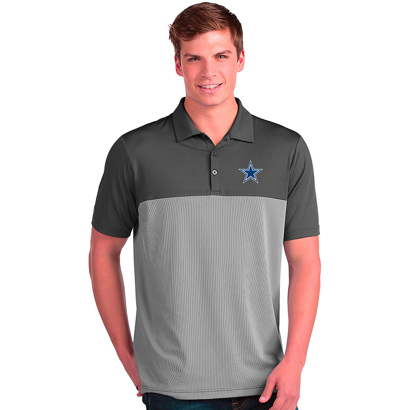 Antigua Men's Dallas Cowboys Venture Polo Shirt                                                                                  - view number 1