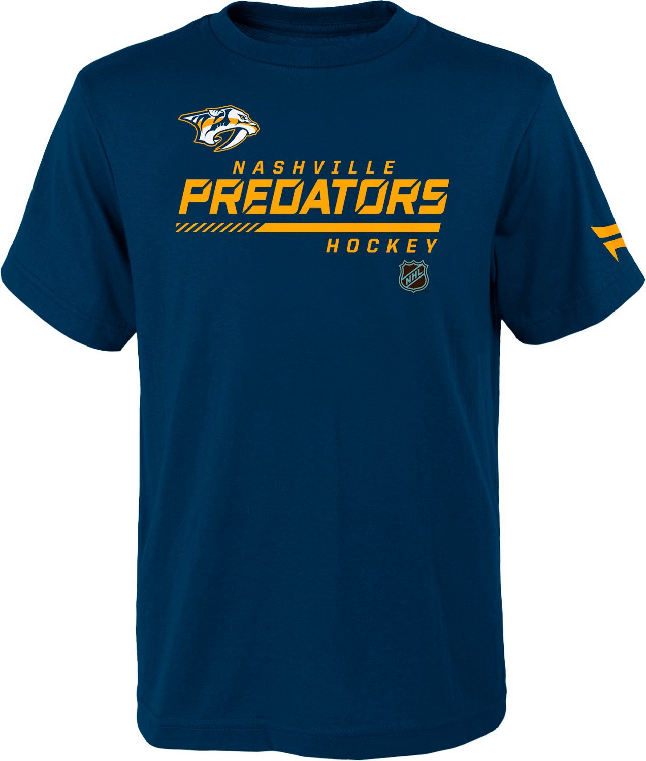 Outerstuff Boys' Nashville Predators Authentic Pro Short Sleeve T-shirt ...