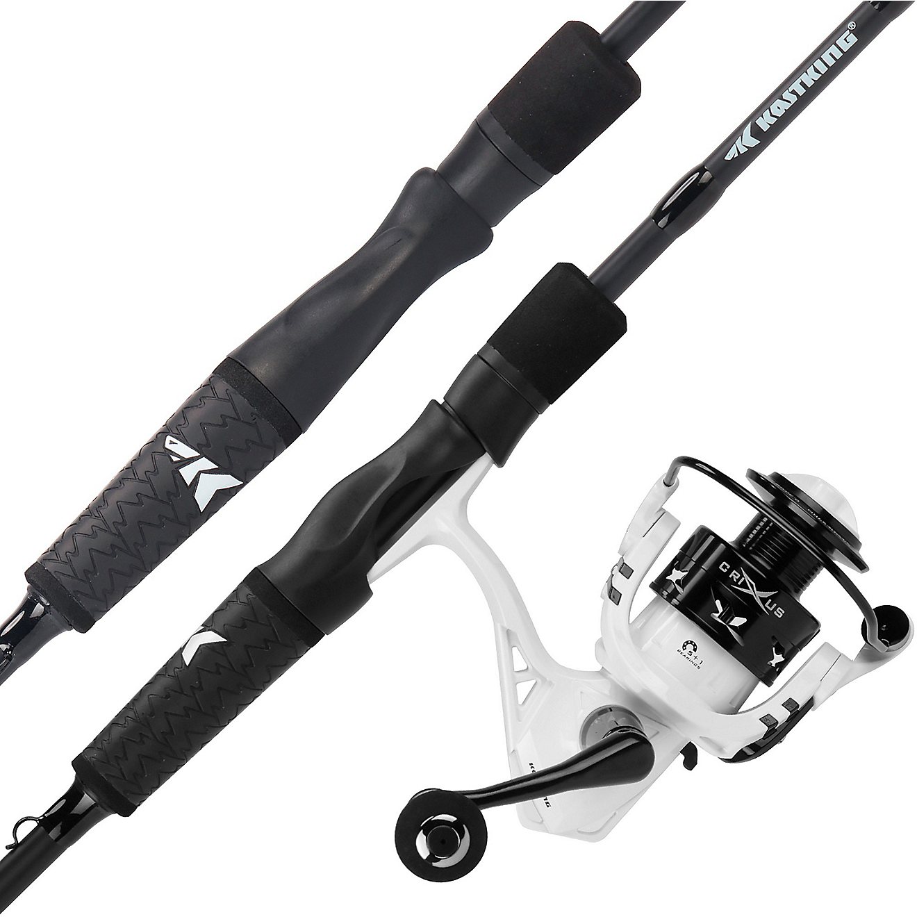 KastKing Crixus Spinning 5 ft 6 in - 6 ft 6 in Freshwater/Saltwater Fishing Combo                                                - view number 1