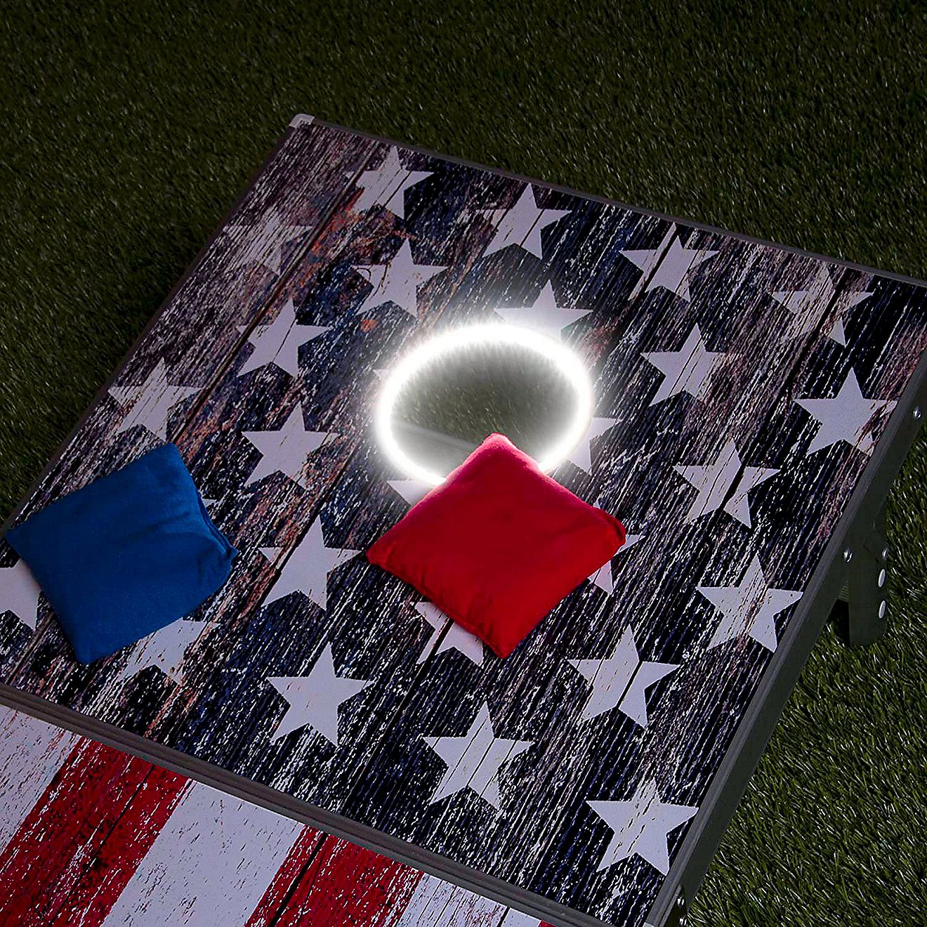 GoSports American Flag LED 4 x 2 ft Aluminum Cornhole Set                                                                        - view number 2