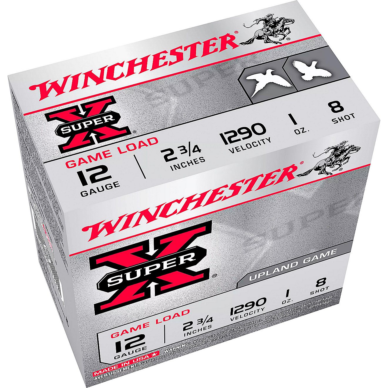 Winchester Super-X Lead Shot Dove & Game Load 12 Gauge 8 Shot Shotshells - 25 Rounds                                             - view number 2