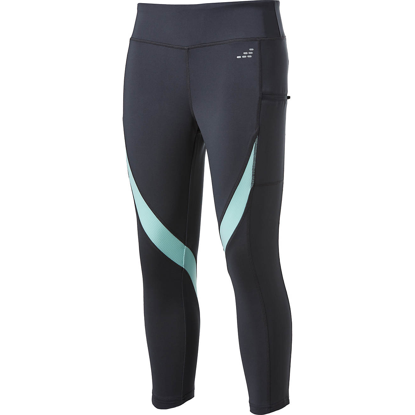 BCG Women's Run Mesh Pieced Cropped Leggings                                                                                     - view number 1